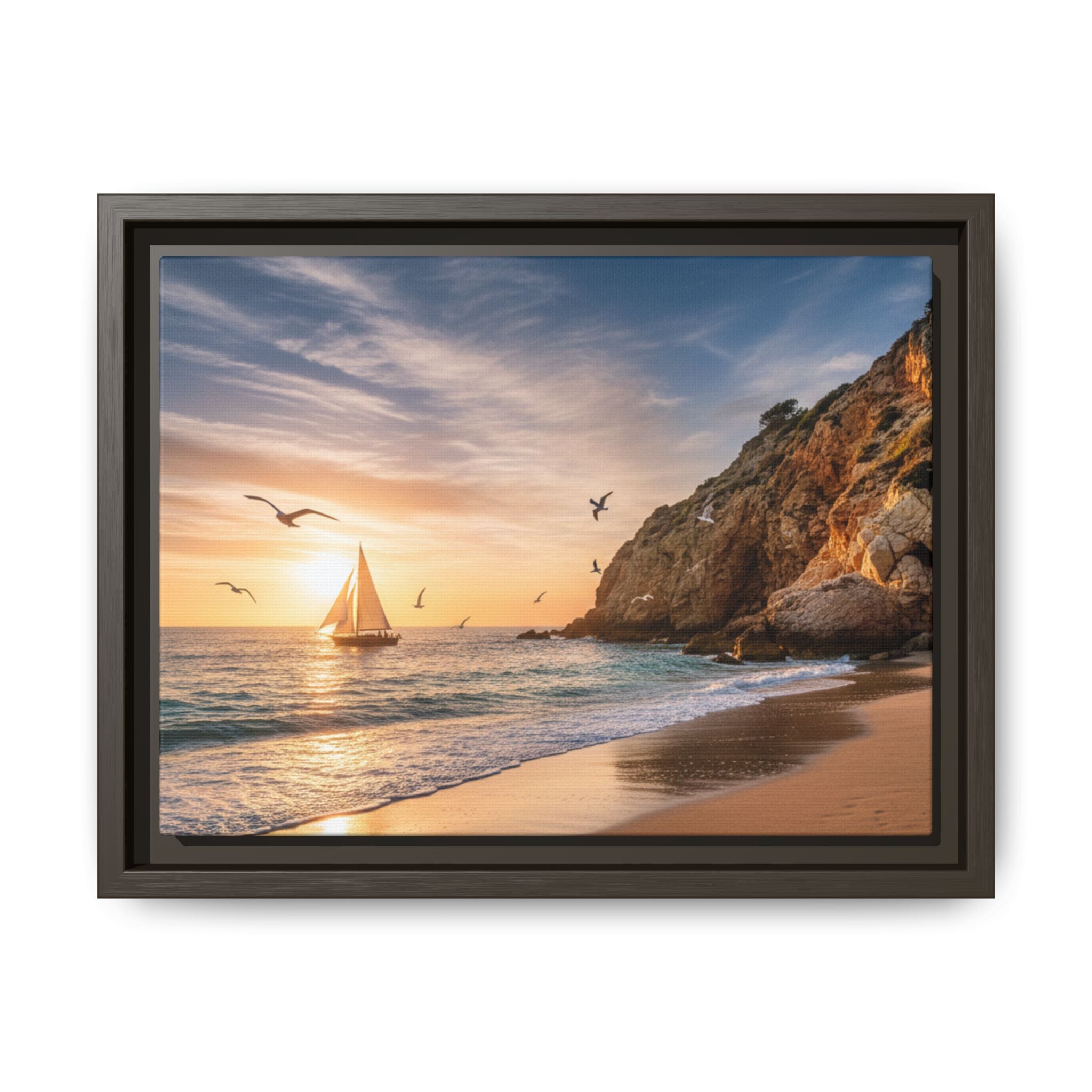 Sunset Sail Beach Landscape - Stunning Image!