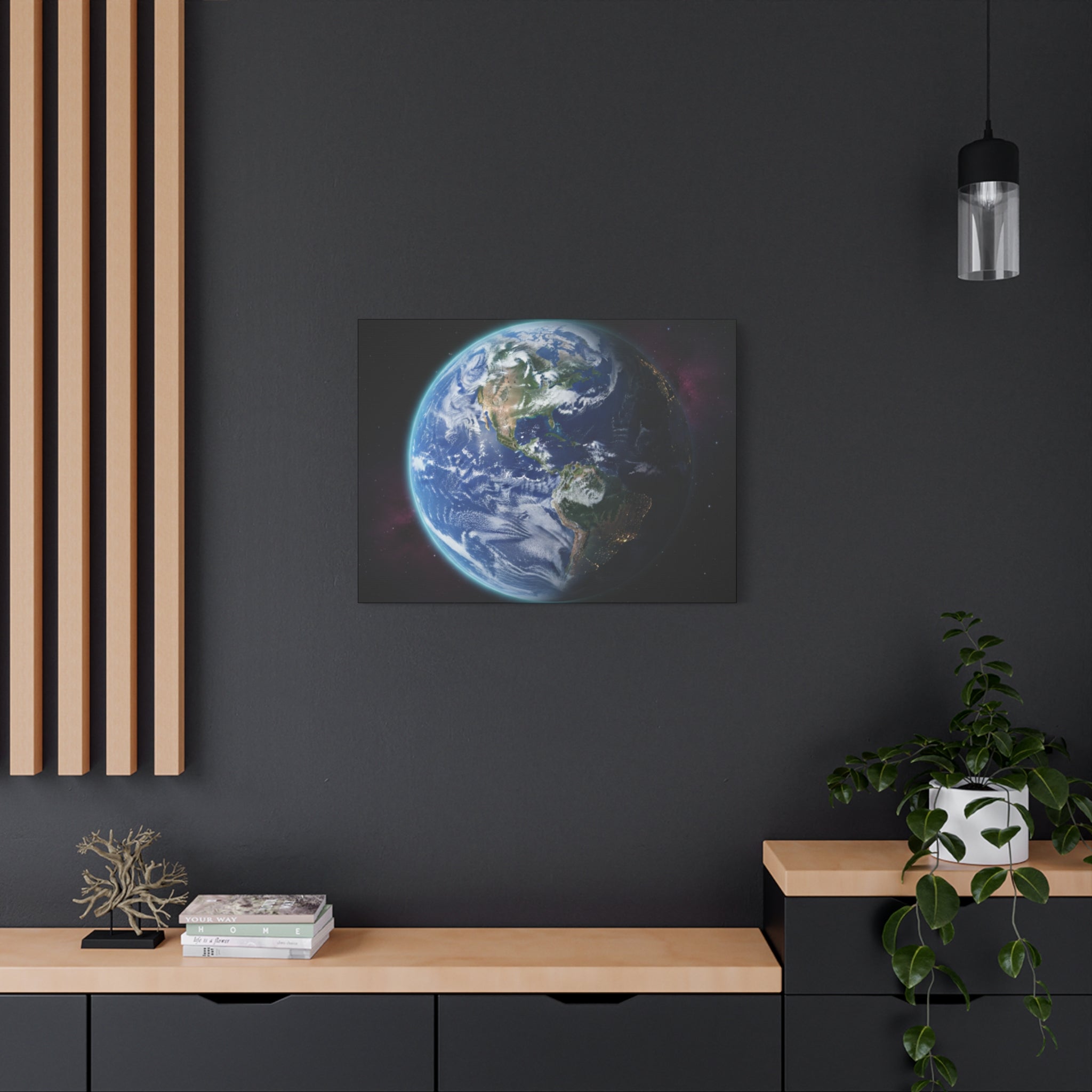 Stunning Earth From Space Wall Art