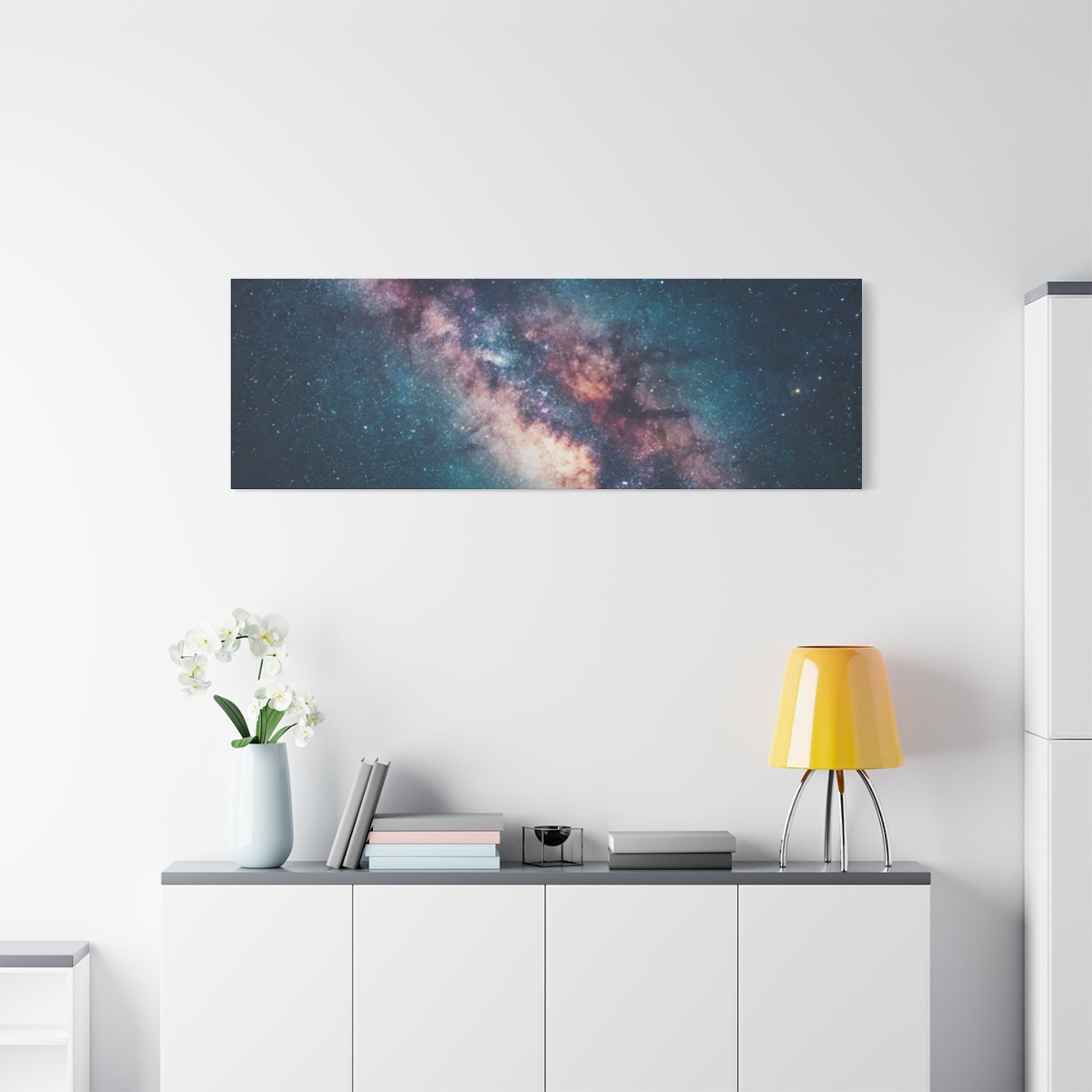 Milky Way Galaxy Canvas Wall Art — Stretched Space Photography Print