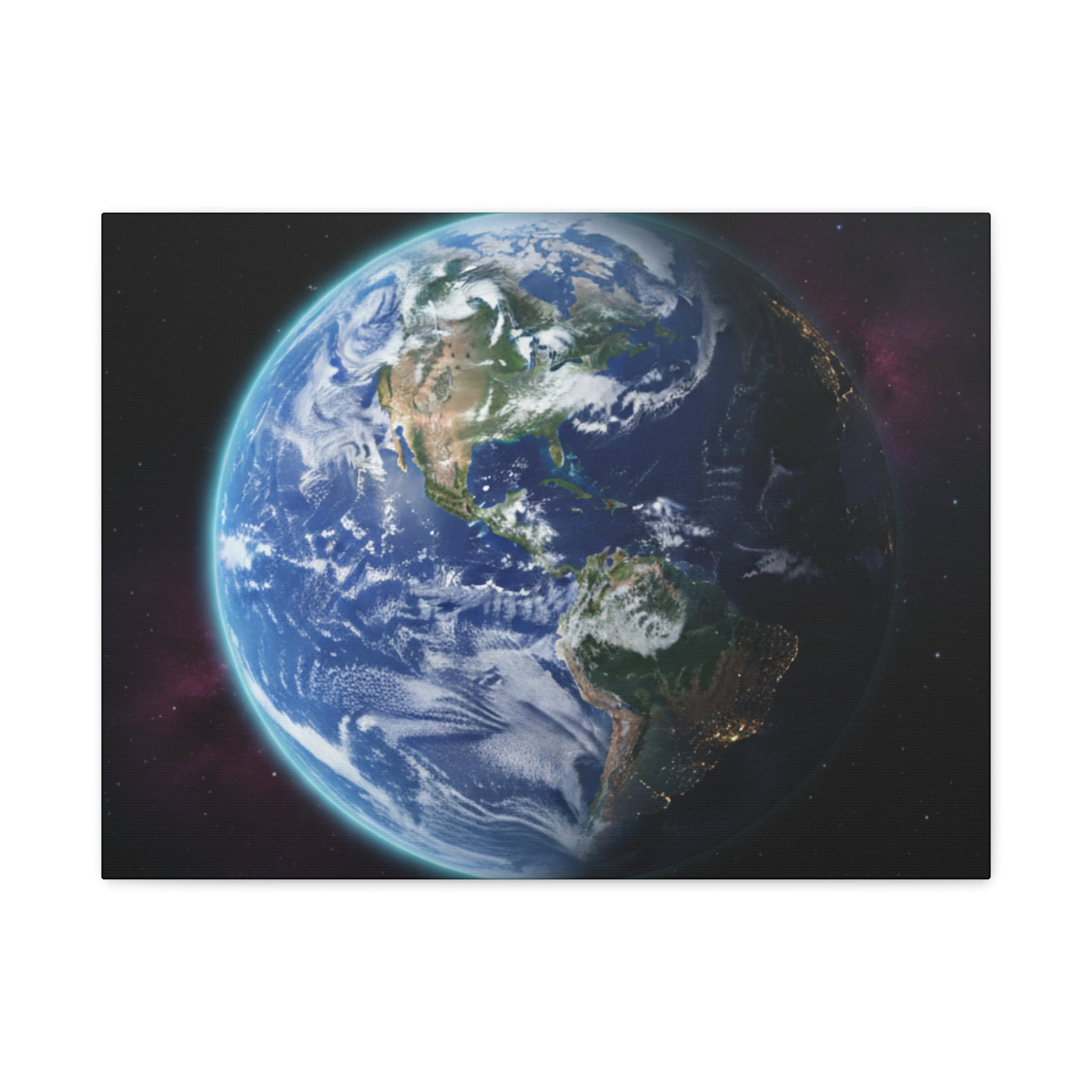 Stunning Earth From Space Wall Art