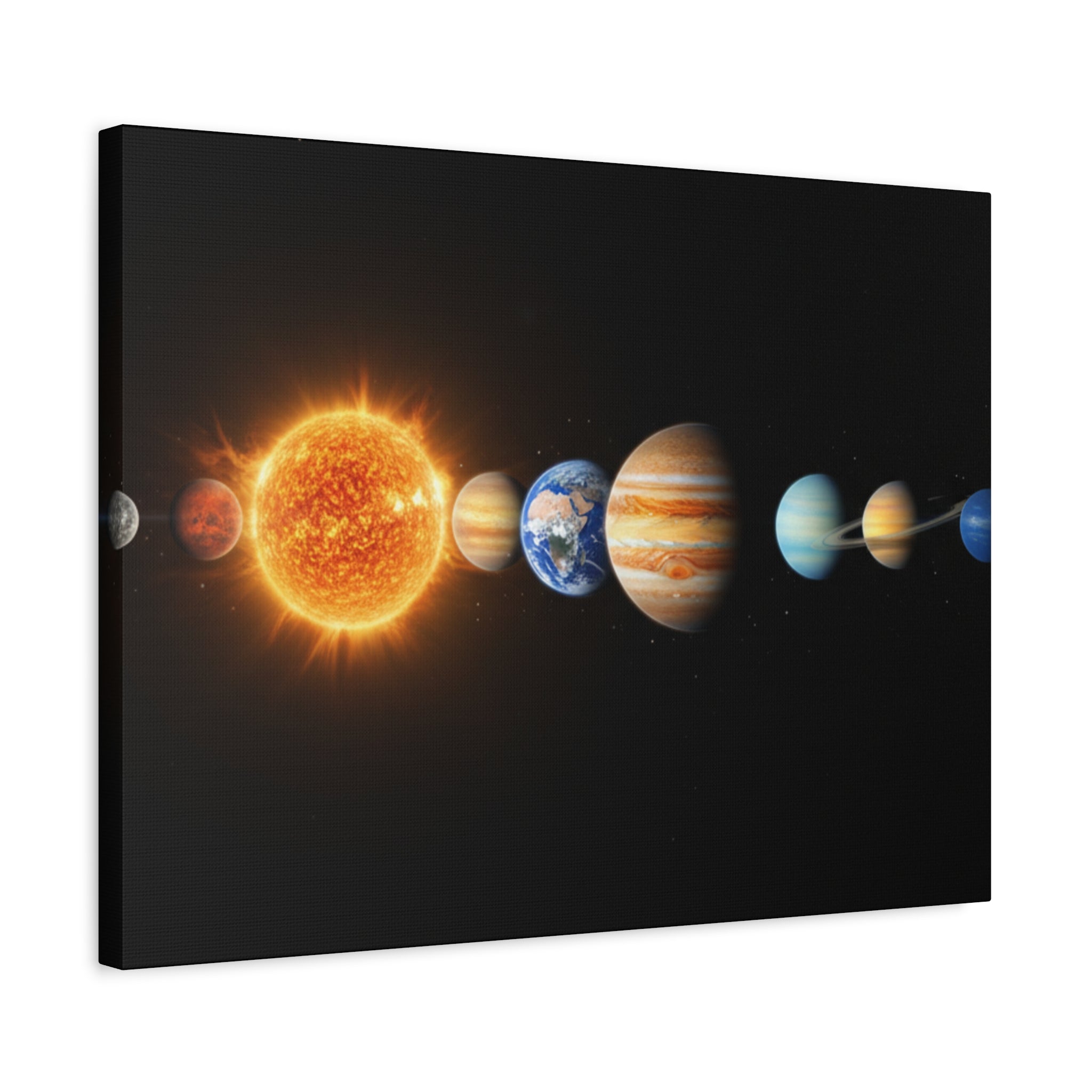 Solar System Stunning Canvas Print — Jaw-Dropping Space Wall Art