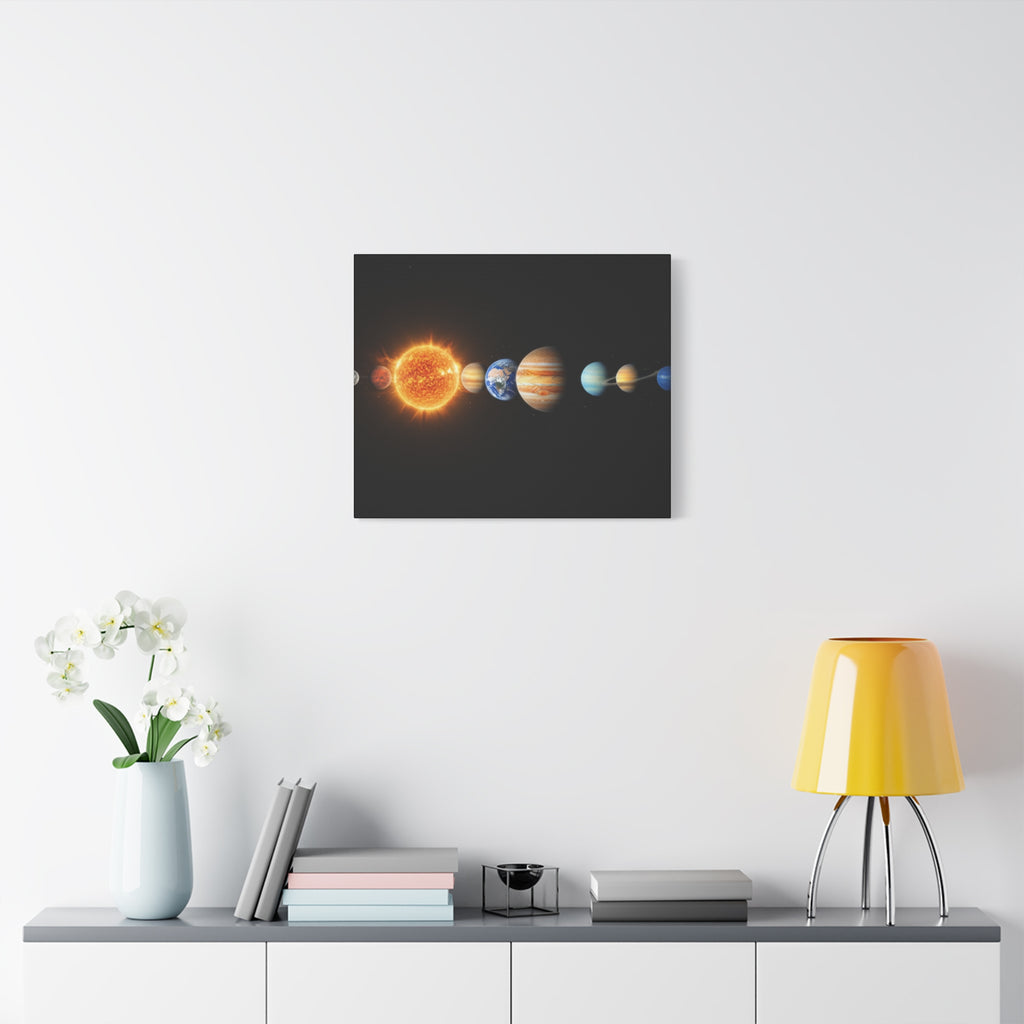 Solar System Stunning Canvas Print — Jaw-Dropping Space Wall Art