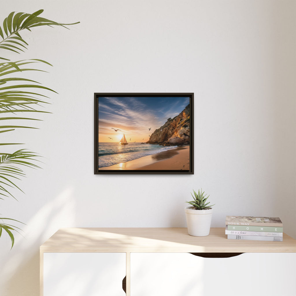 Sunset Sail Beach Landscape - Stunning Image!