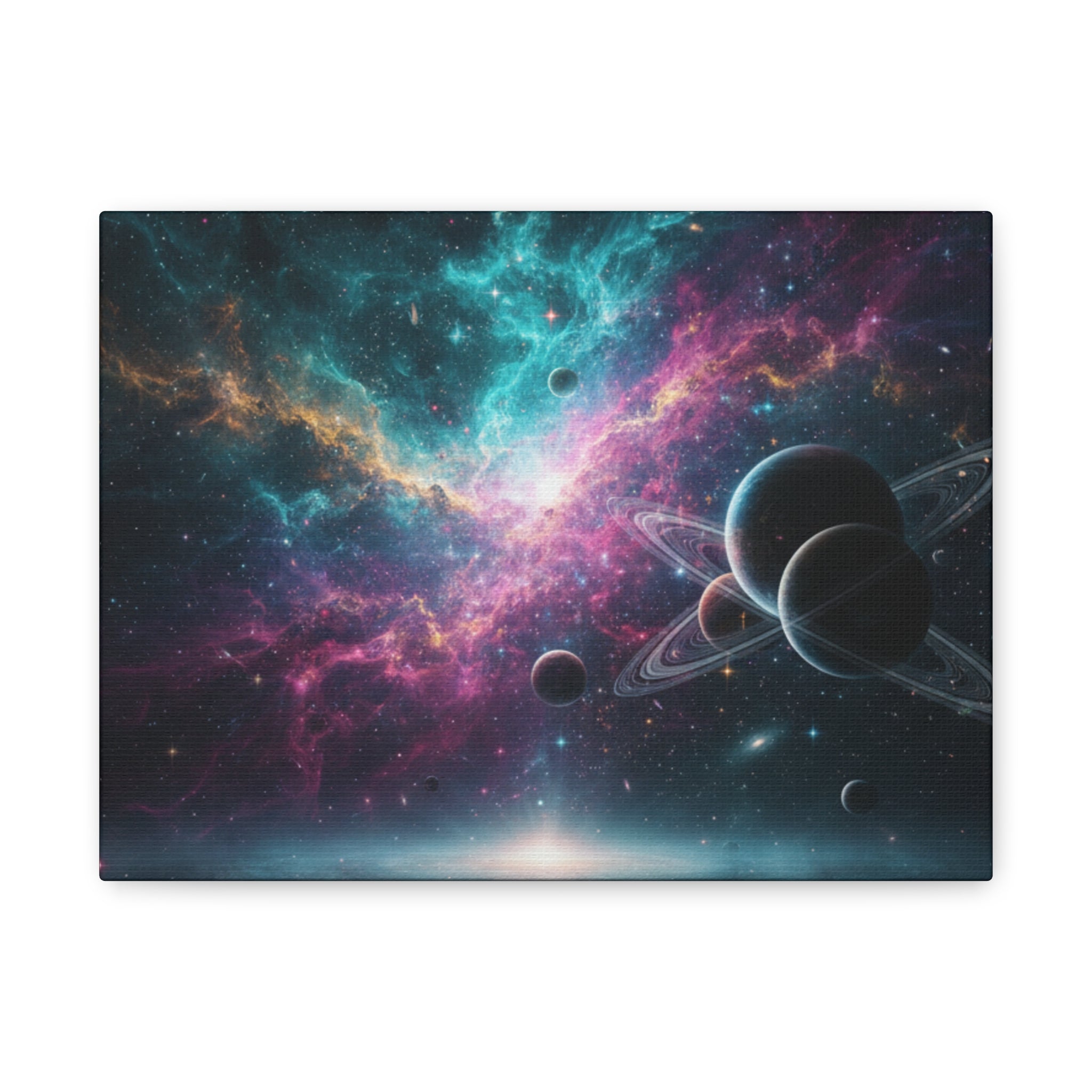 Cosmic Nebula "Stunning" Canvas Print — Galaxy Planets Wall Art