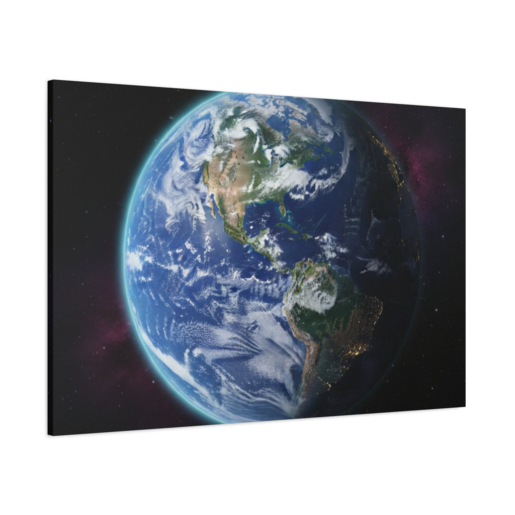 Stunning Earth From Space Wall Art