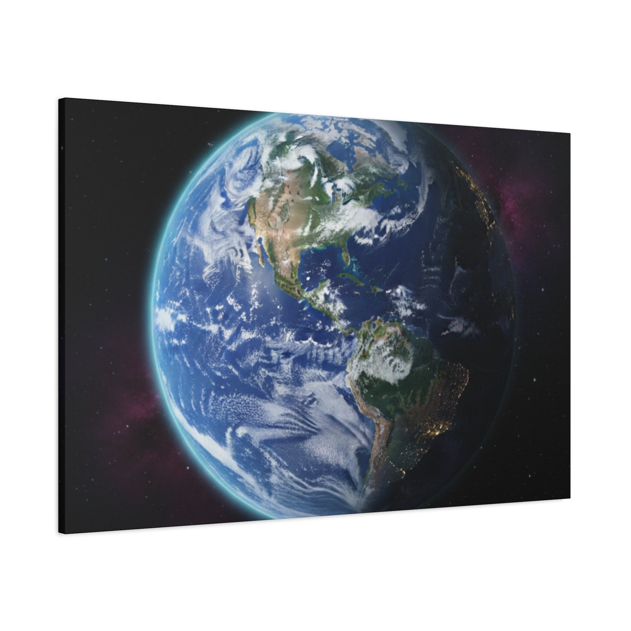 Stunning Earth From Space Wall Art