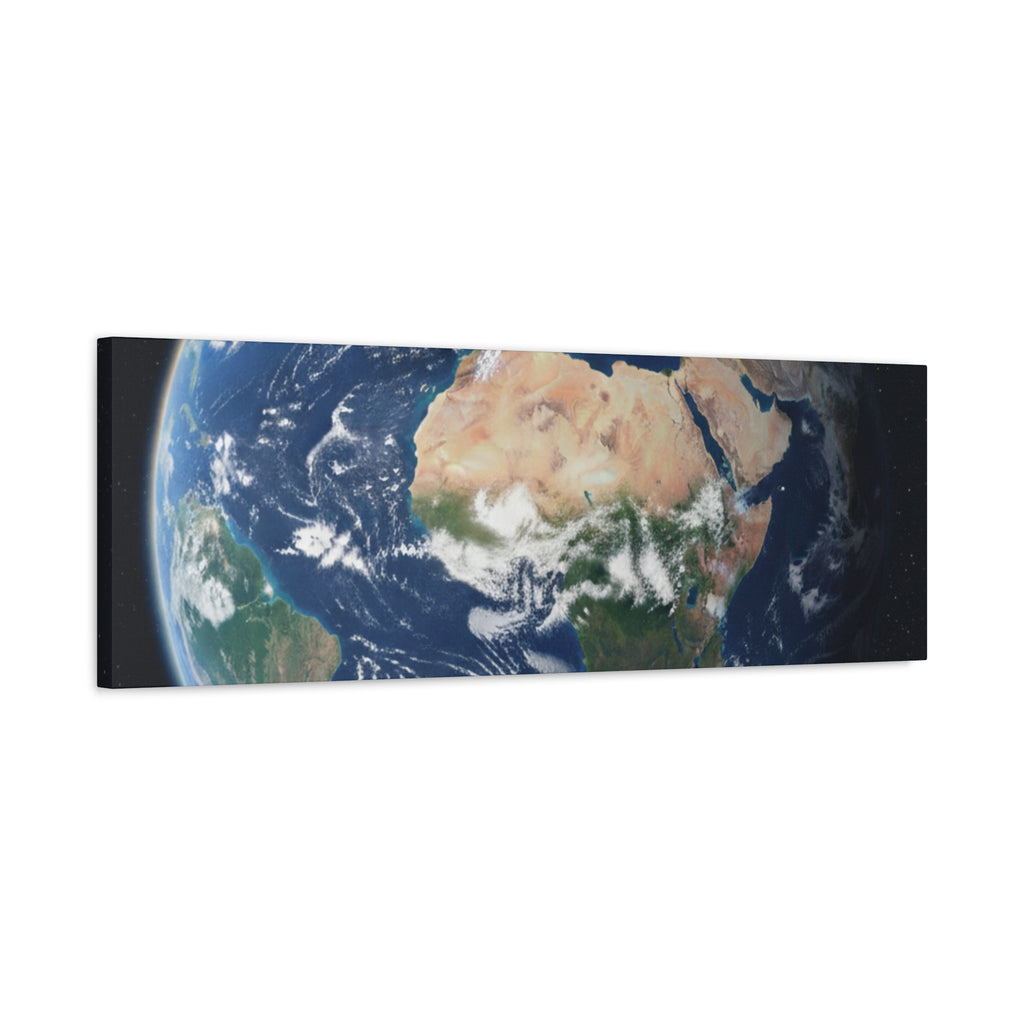 Earth from Space Stunning Image — Planet Globe Wall Art, Africa View