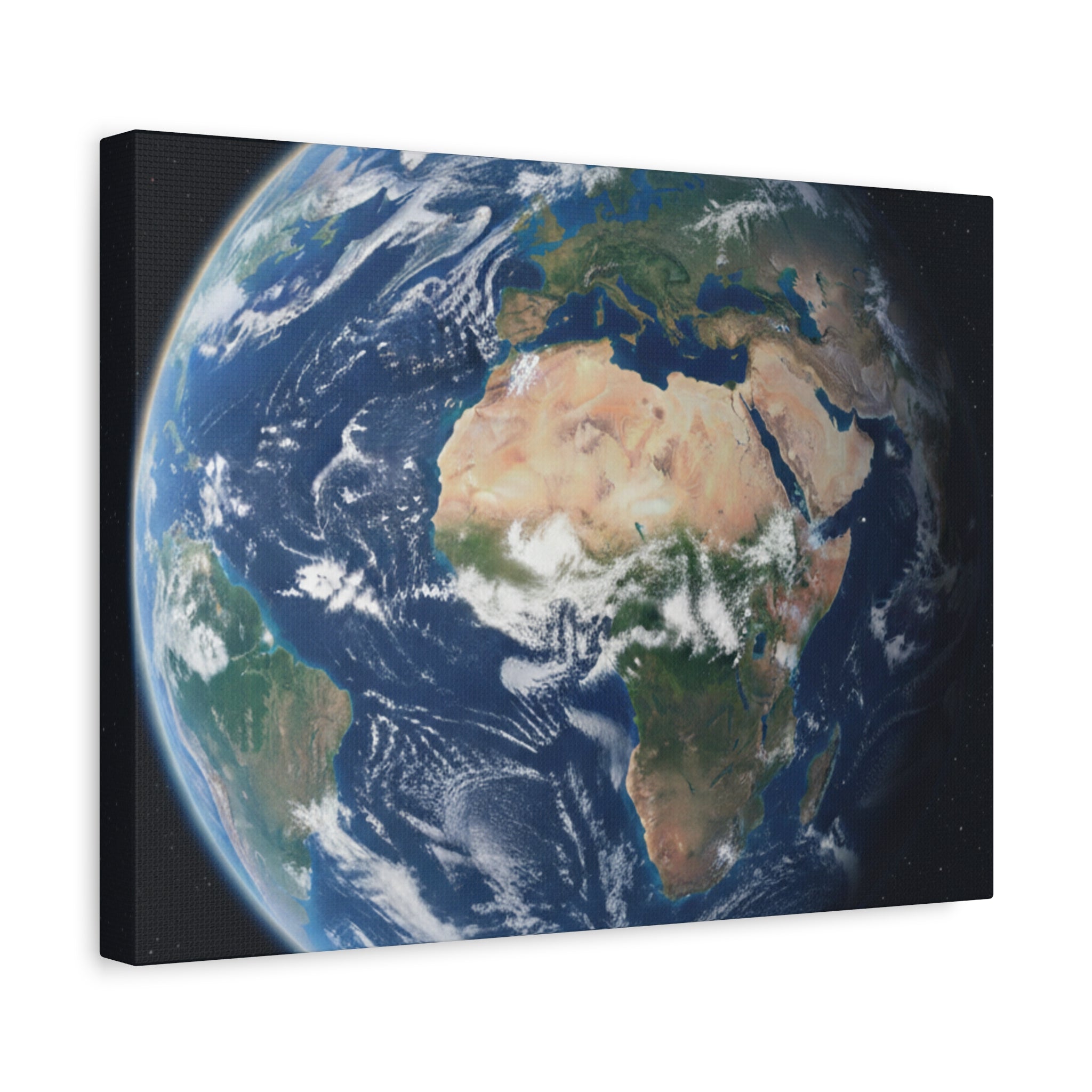 Earth from Space Stunning Image — Planet Globe Wall Art, Africa View