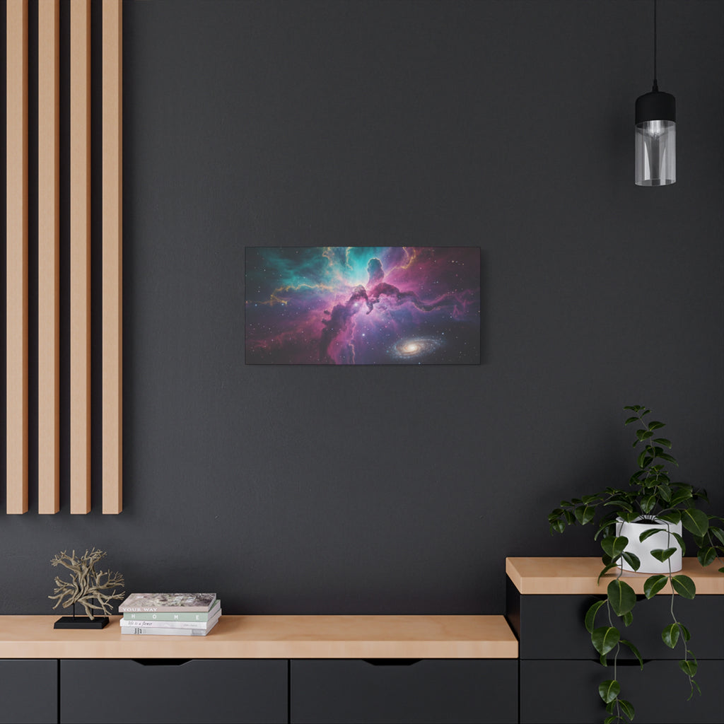 Galaxy Nebula Universe Print — Stretched Space Wall Art (1.25" Depth)