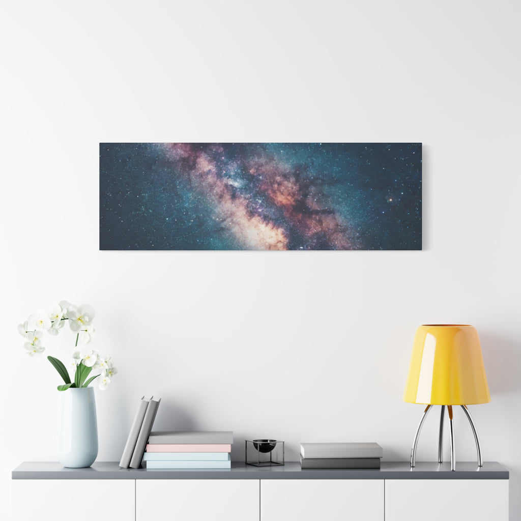 Milky Way Galaxy Canvas Wall Art — Stretched Space Photography Print