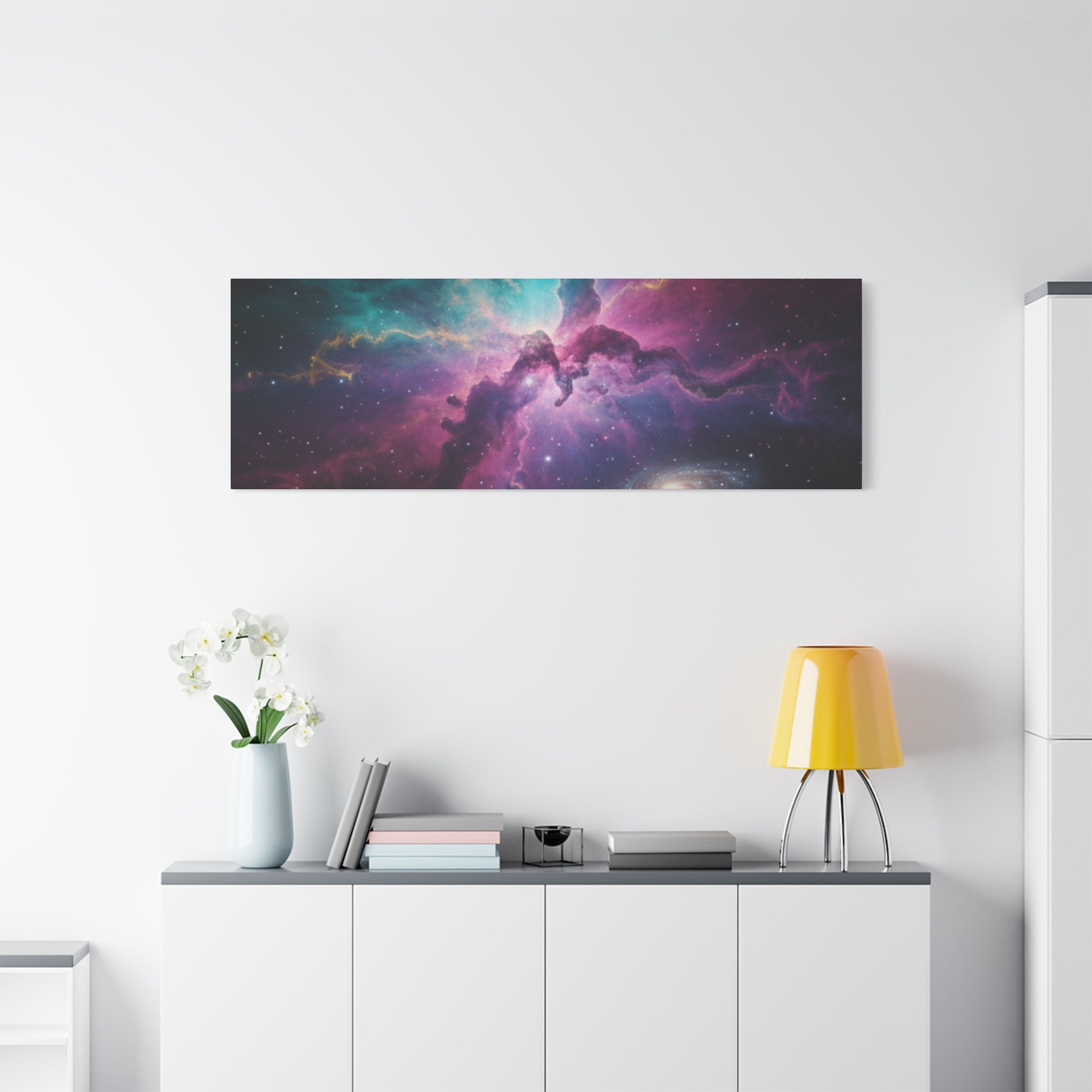 Galaxy Nebula Universe Print — Stretched Space Wall Art (1.25" Depth)