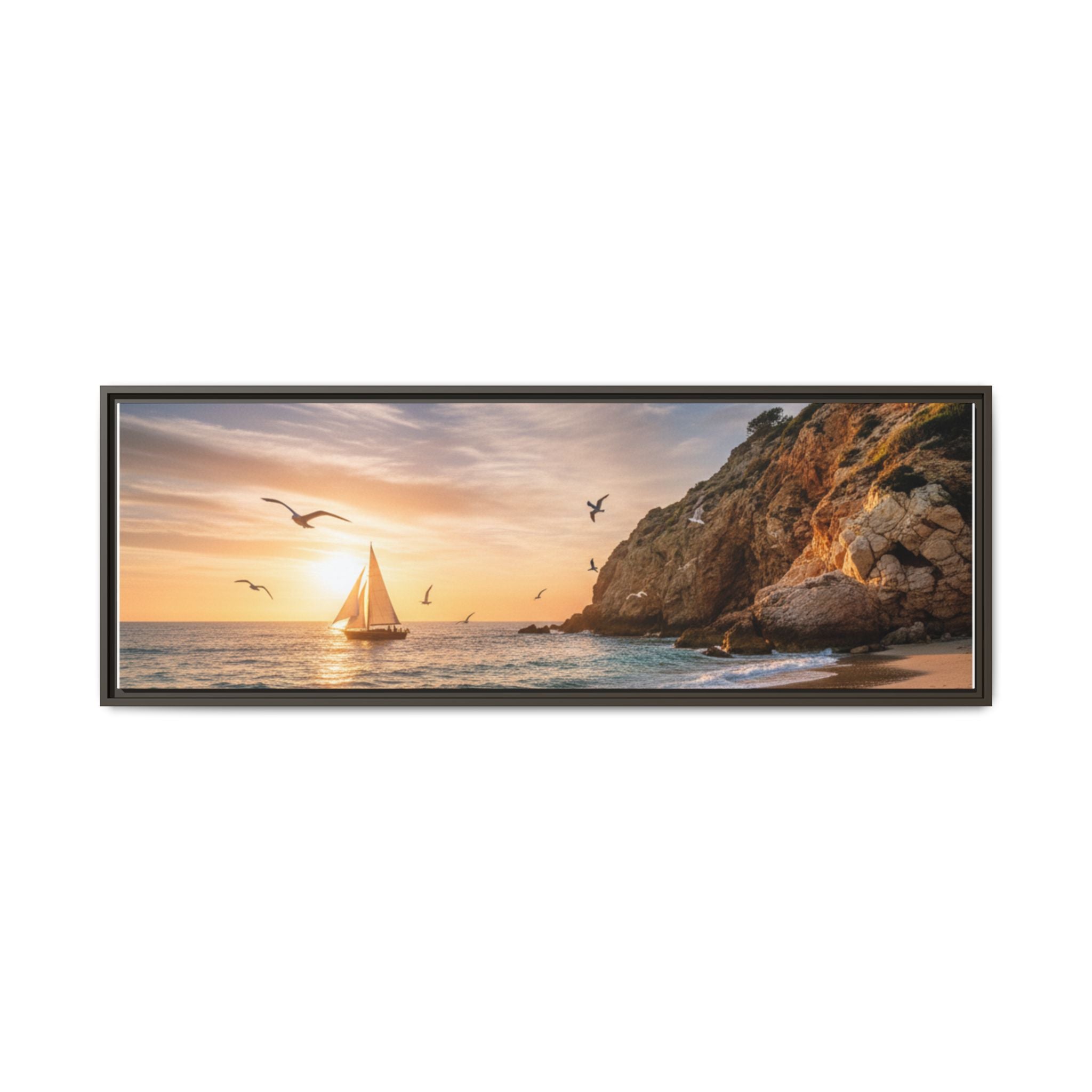 Sunset Sail Beach Landscape - Stunning Image!