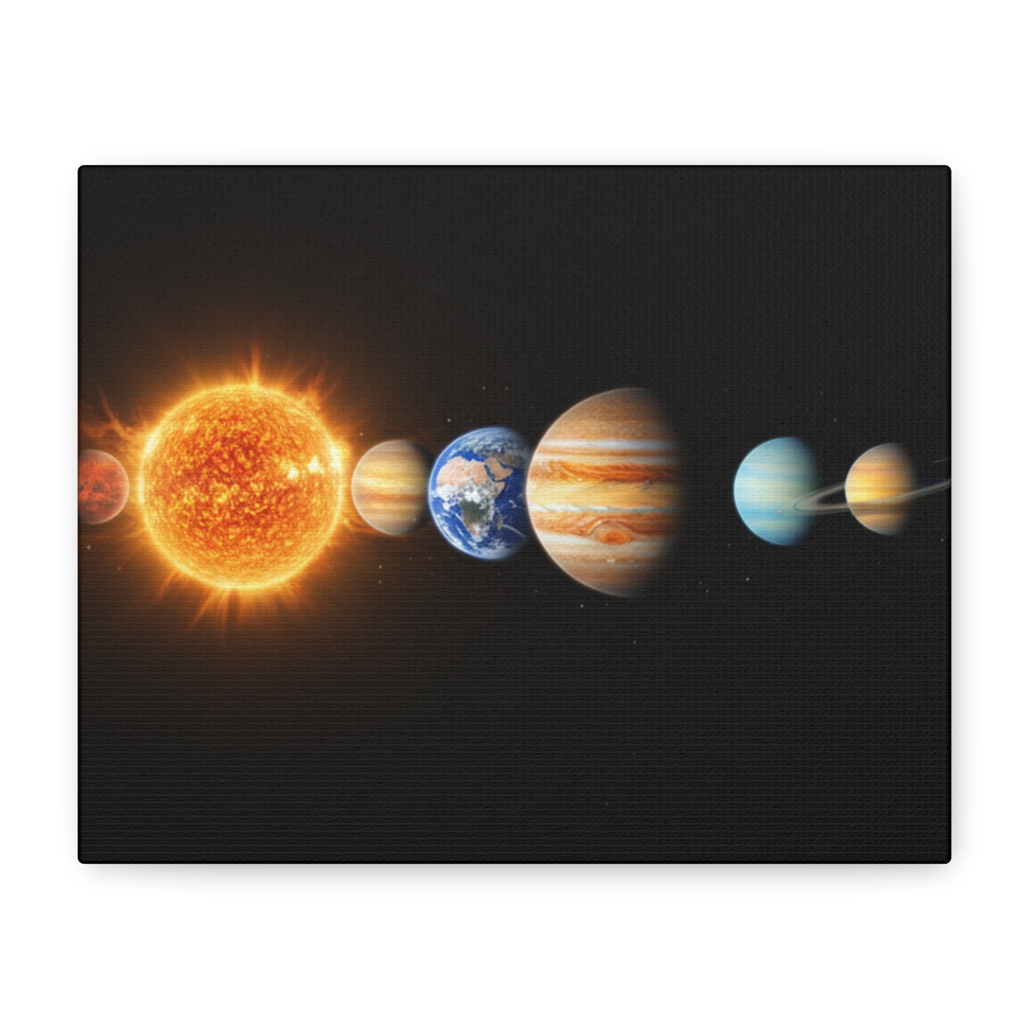 Solar System Stunning Canvas Print — Jaw-Dropping Space Wall Art