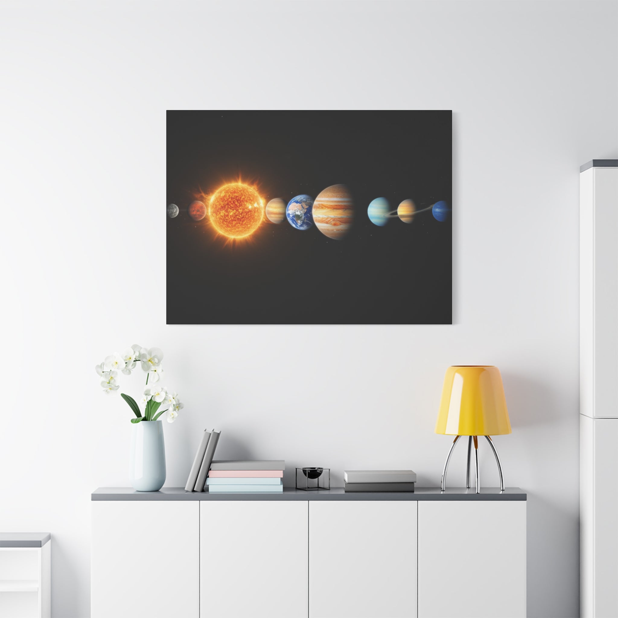 Solar System Stunning Canvas Print — Jaw-Dropping Space Wall Art