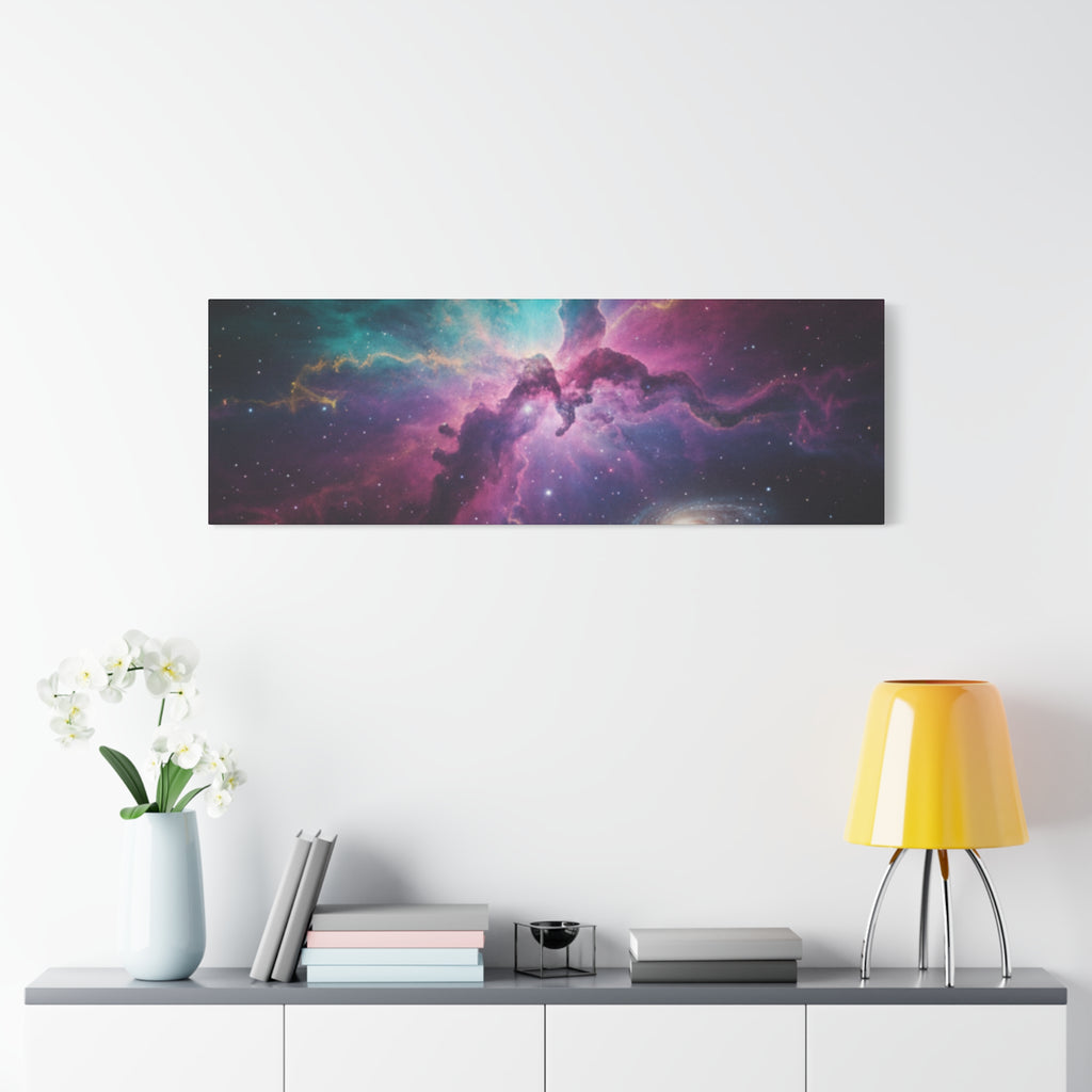 Galaxy Nebula Universe Print — Stretched Space Wall Art (1.25" Depth)