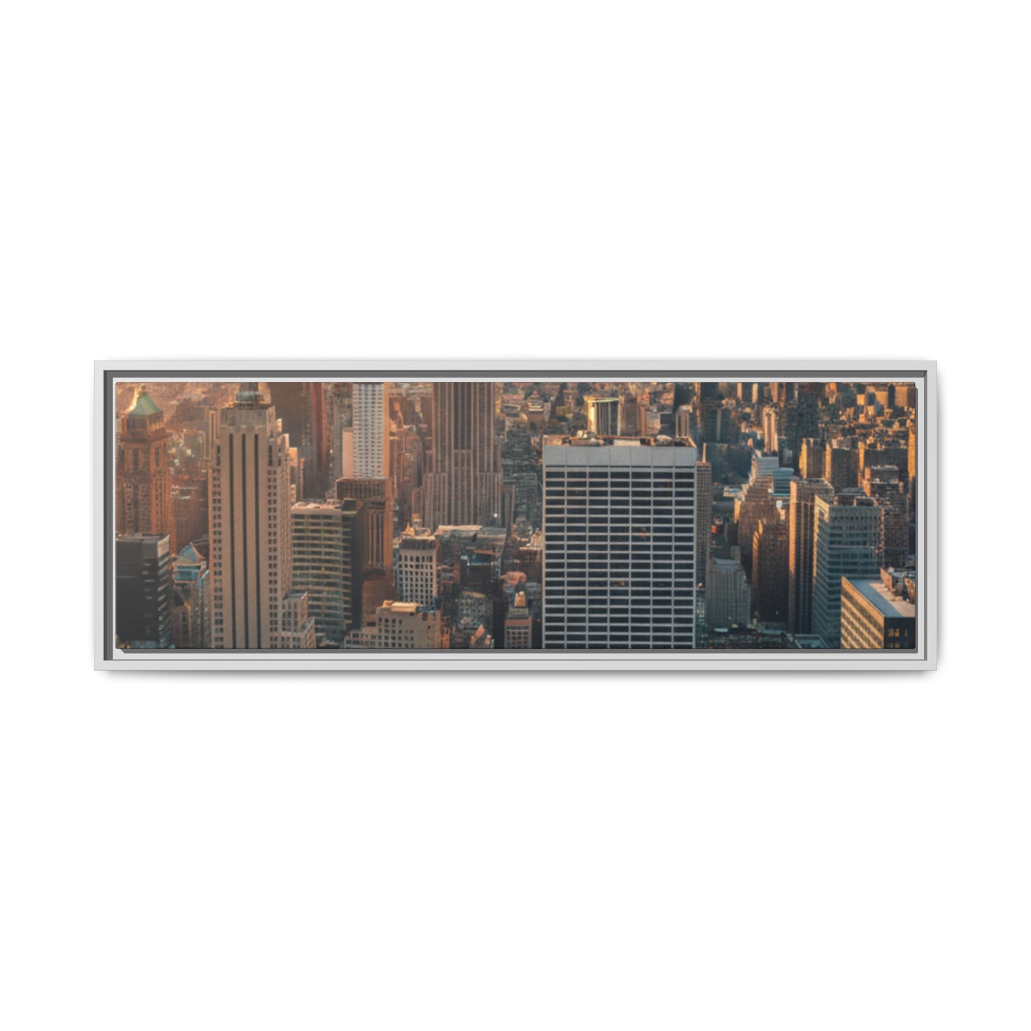 New York City Skyline at Sunset - Framed Art