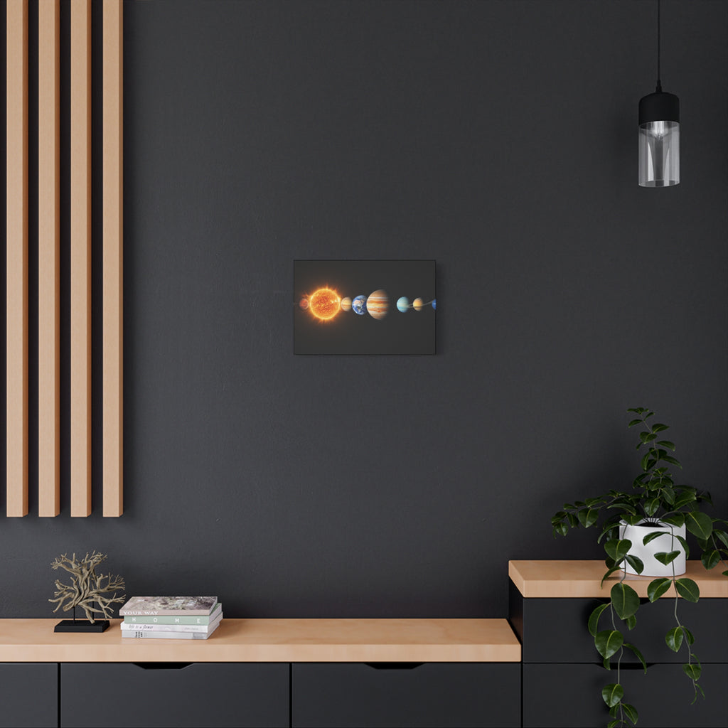 Solar System Stunning Canvas Print — Jaw-Dropping Space Wall Art