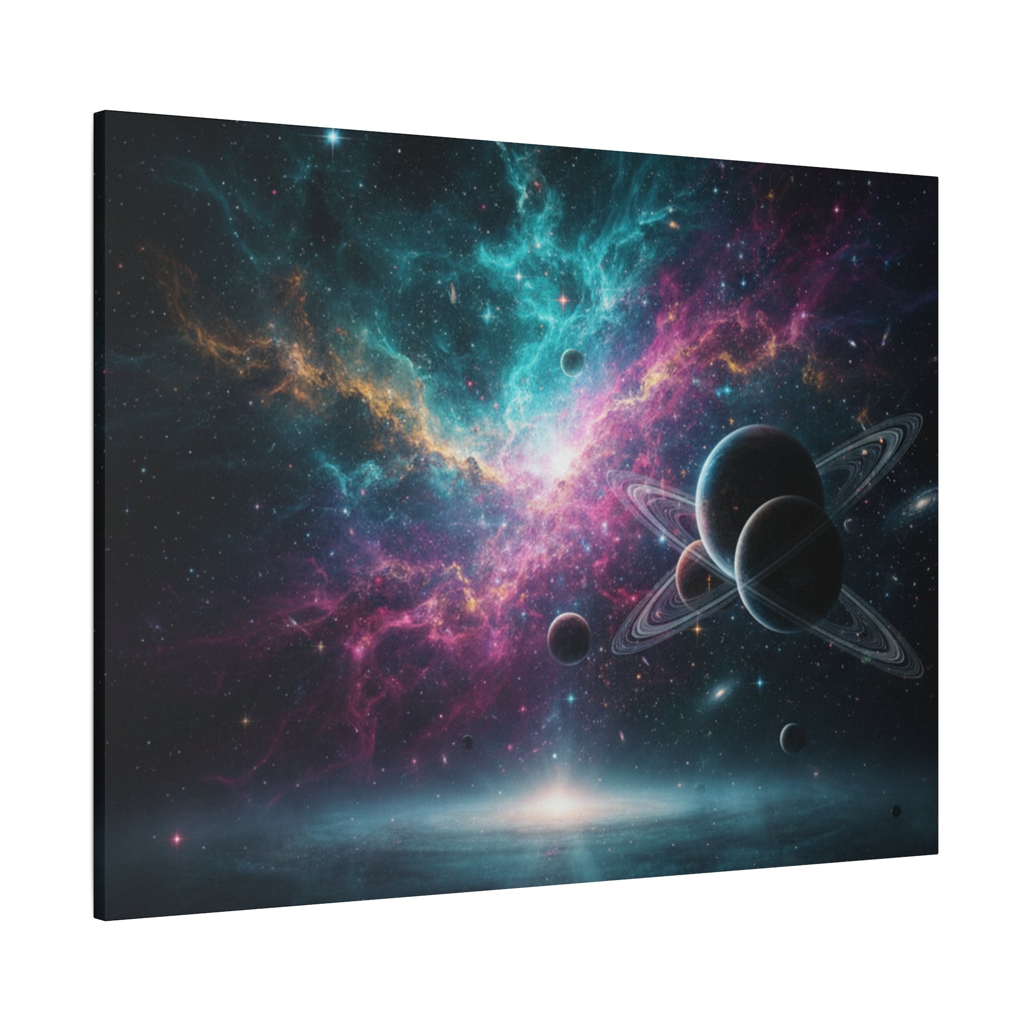 Cosmic Nebula "Stunning" Canvas Print — Galaxy Planets Wall Art