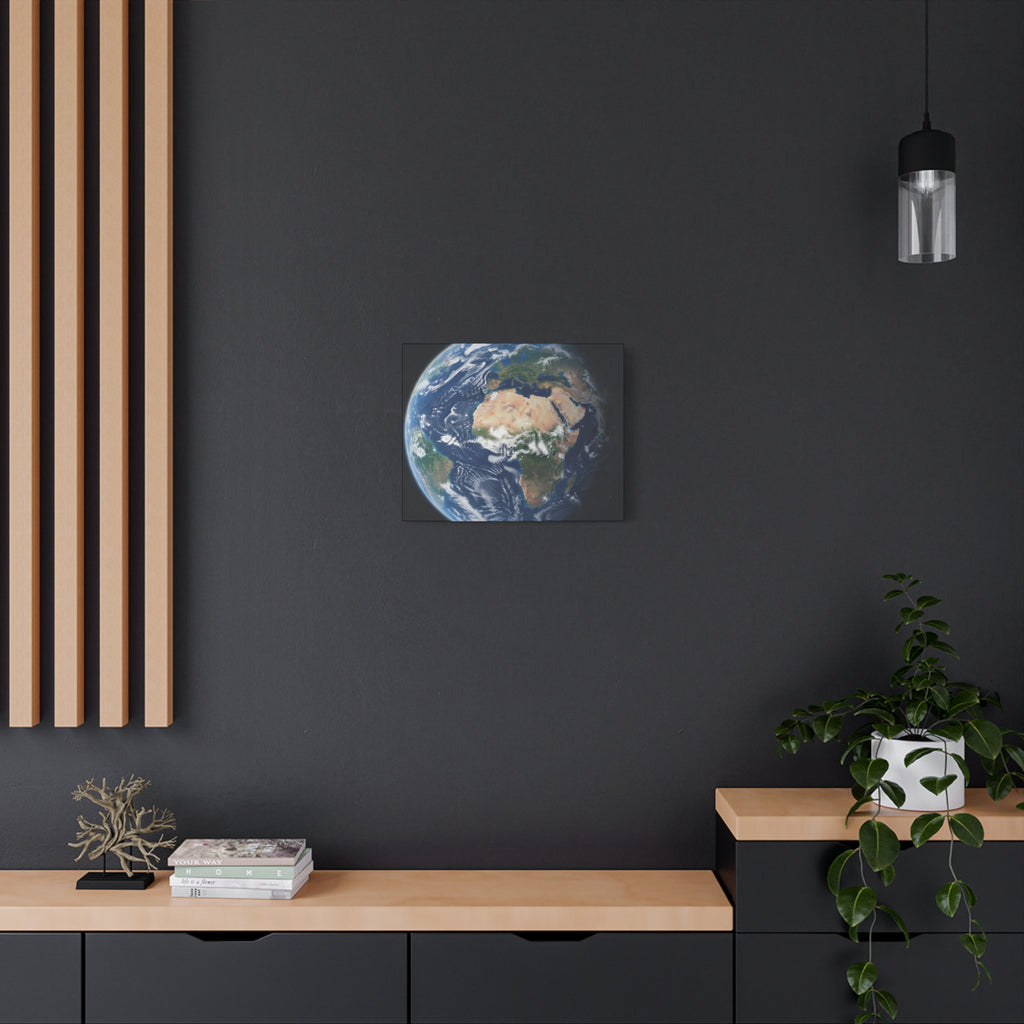 Earth from Space Stunning Image — Planet Globe Wall Art, Africa View
