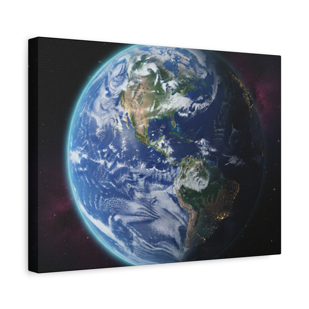 Stunning Earth From Space Wall Art