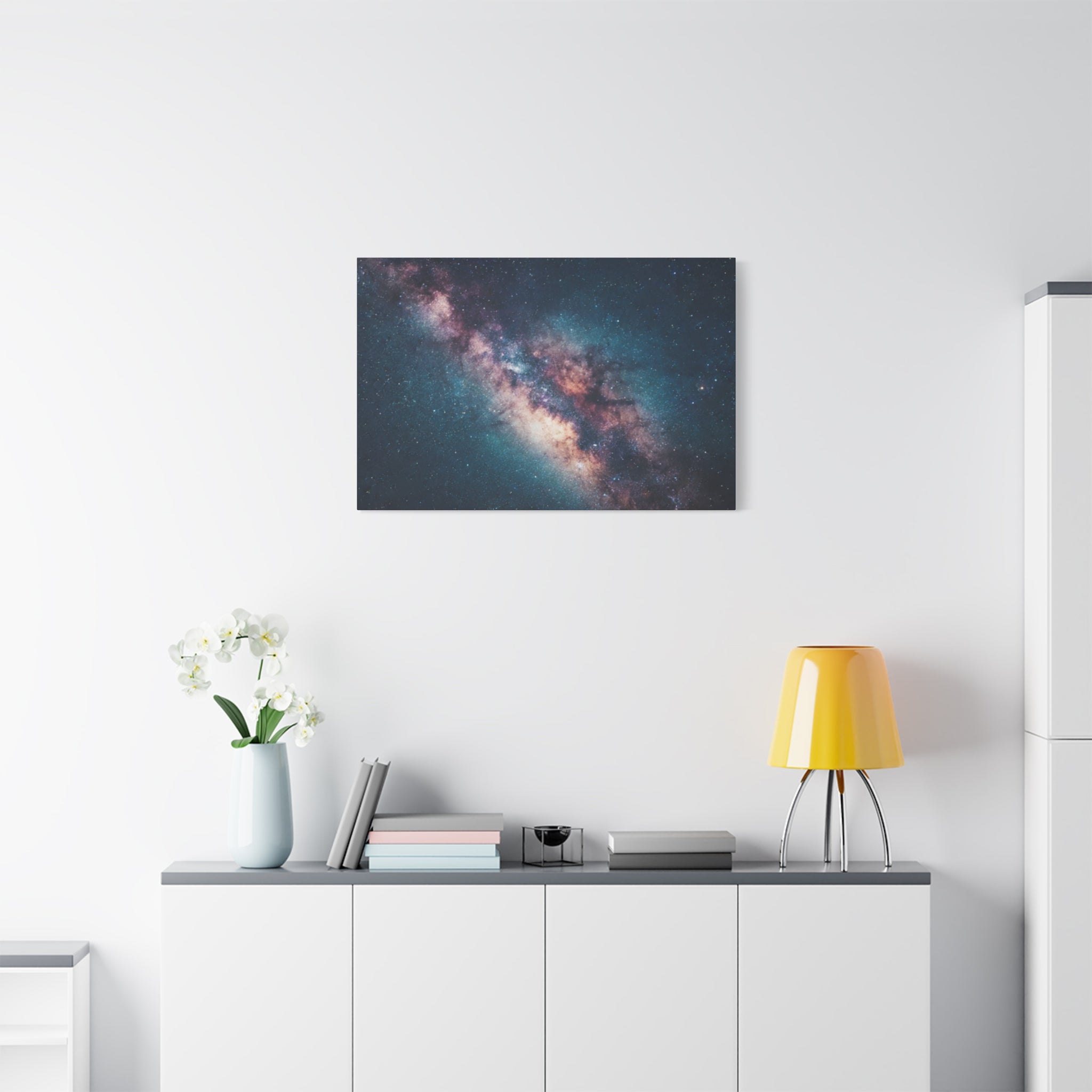 Milky Way Galaxy Canvas Wall Art — Stretched Space Photography Print
