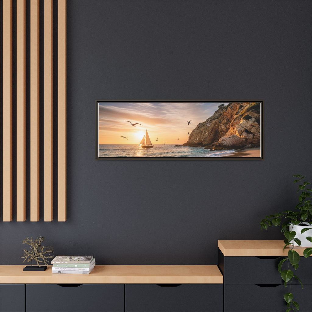 Sunset Sail Beach Landscape - Stunning Image!