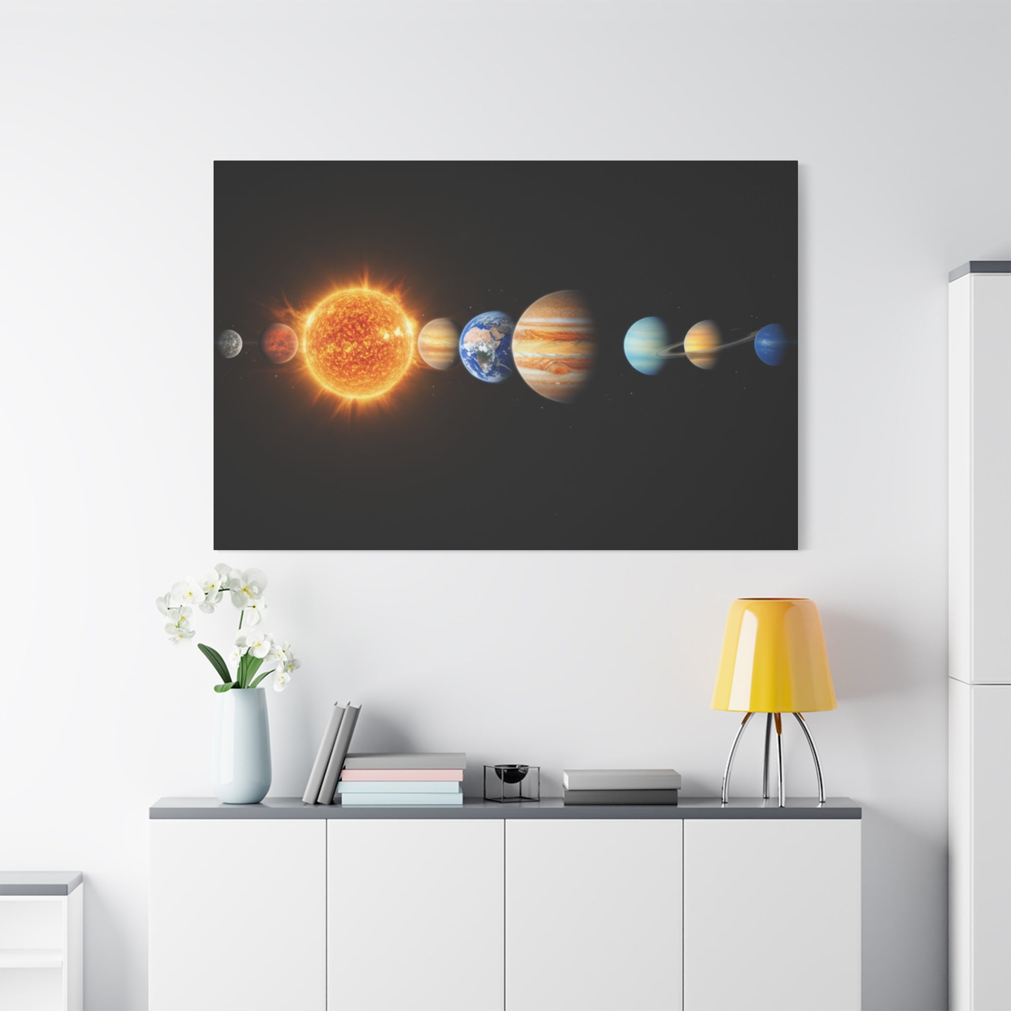 Solar System Stunning Canvas Print — Jaw-Dropping Space Wall Art