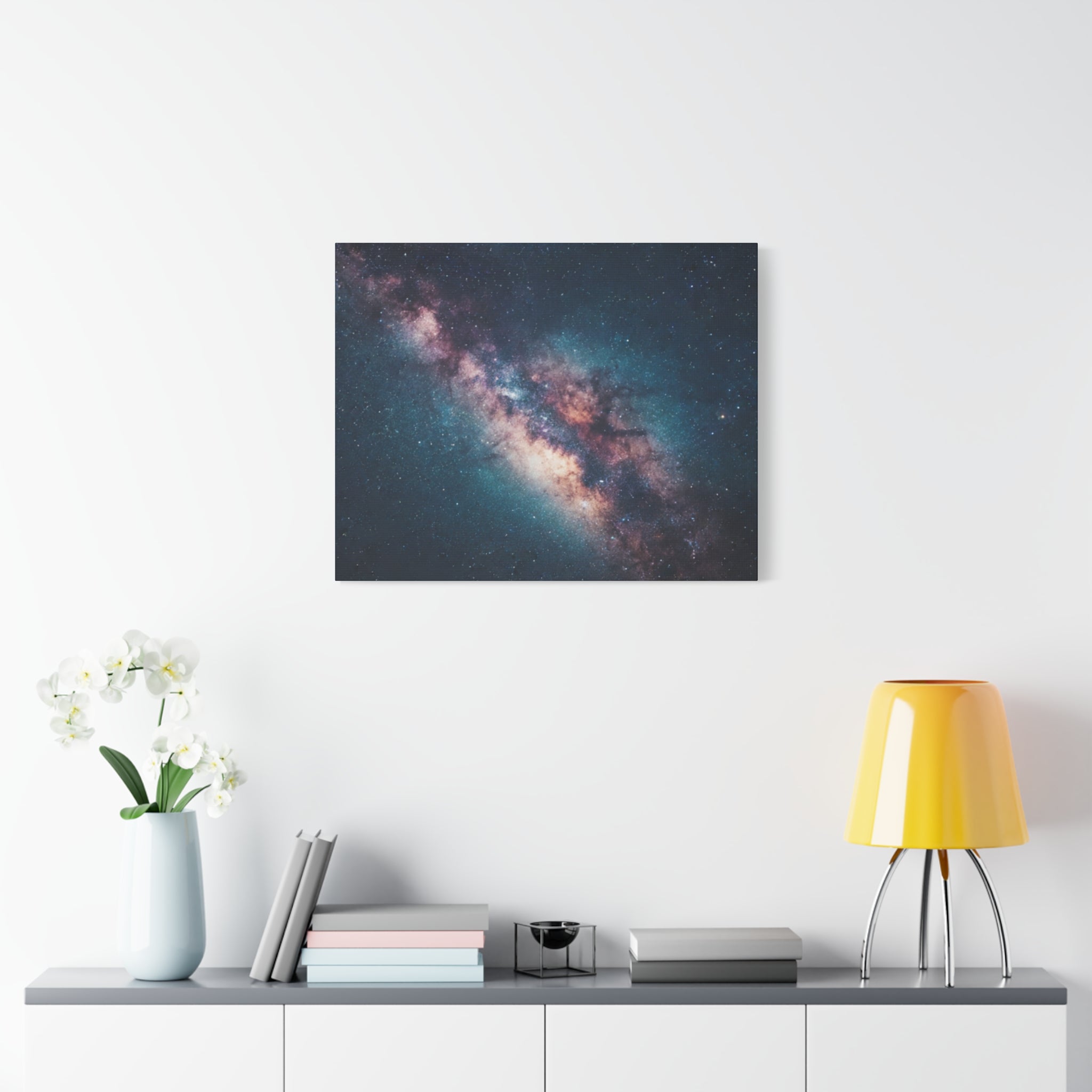 Milky Way Galaxy Canvas Wall Art — Stretched Space Photography Print