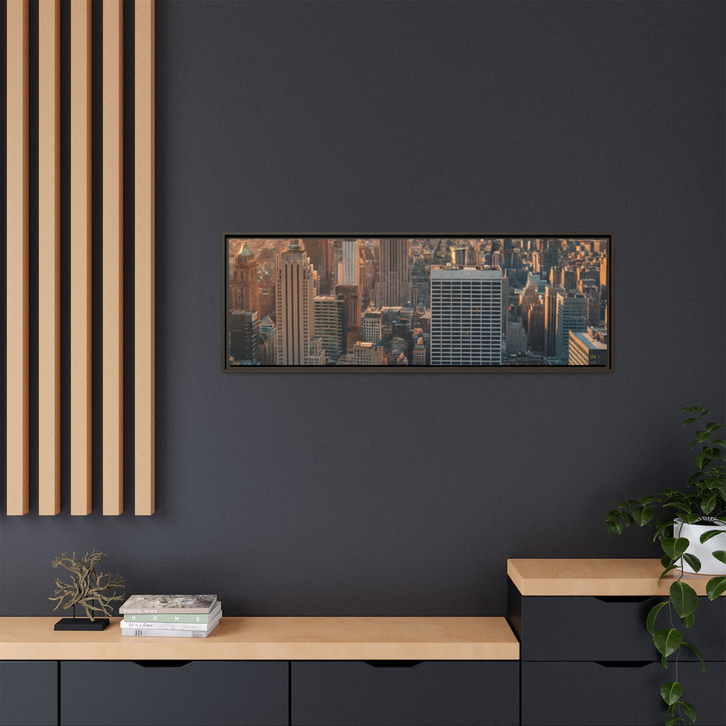 New York City Skyline at Sunset - Framed Art