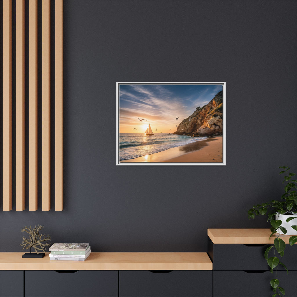 Sunset Sail Beach Landscape - Stunning Image!