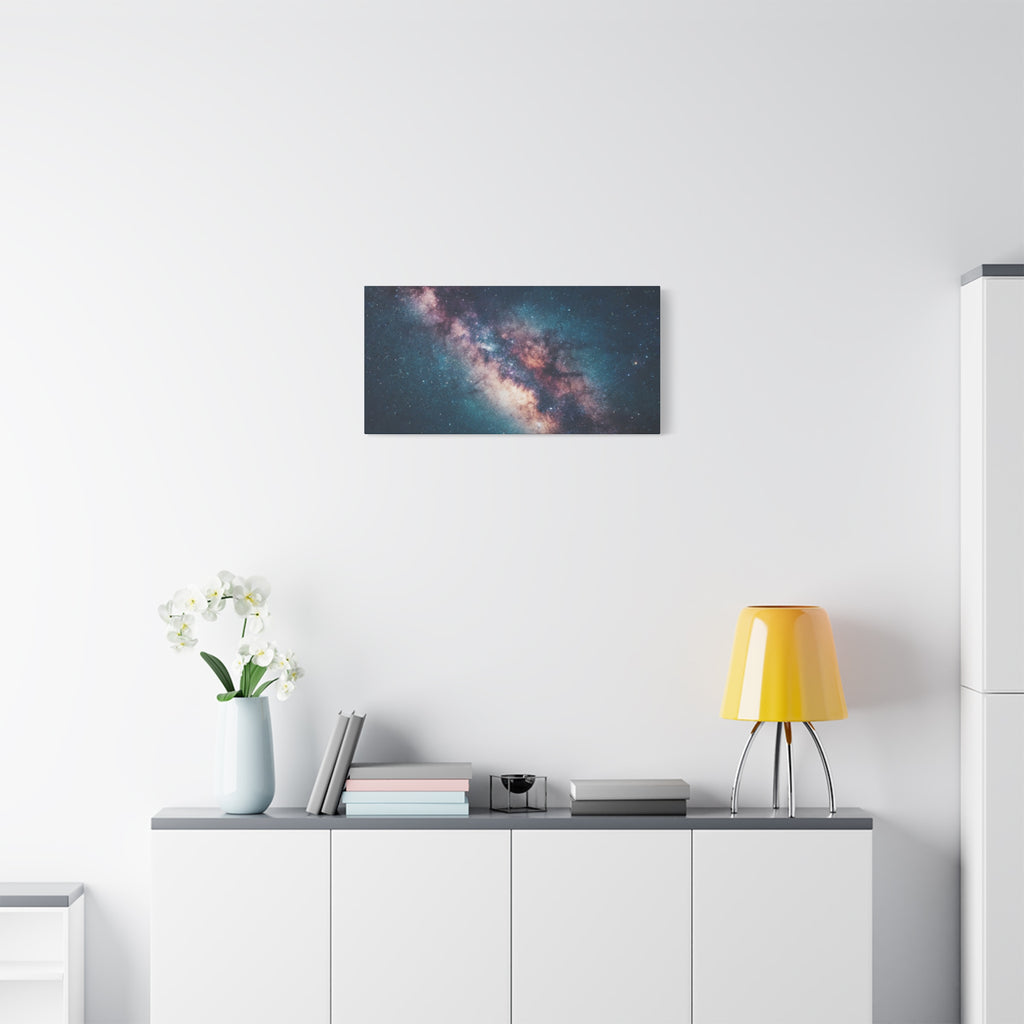 Milky Way Galaxy Canvas Wall Art — Stretched Space Photography Print