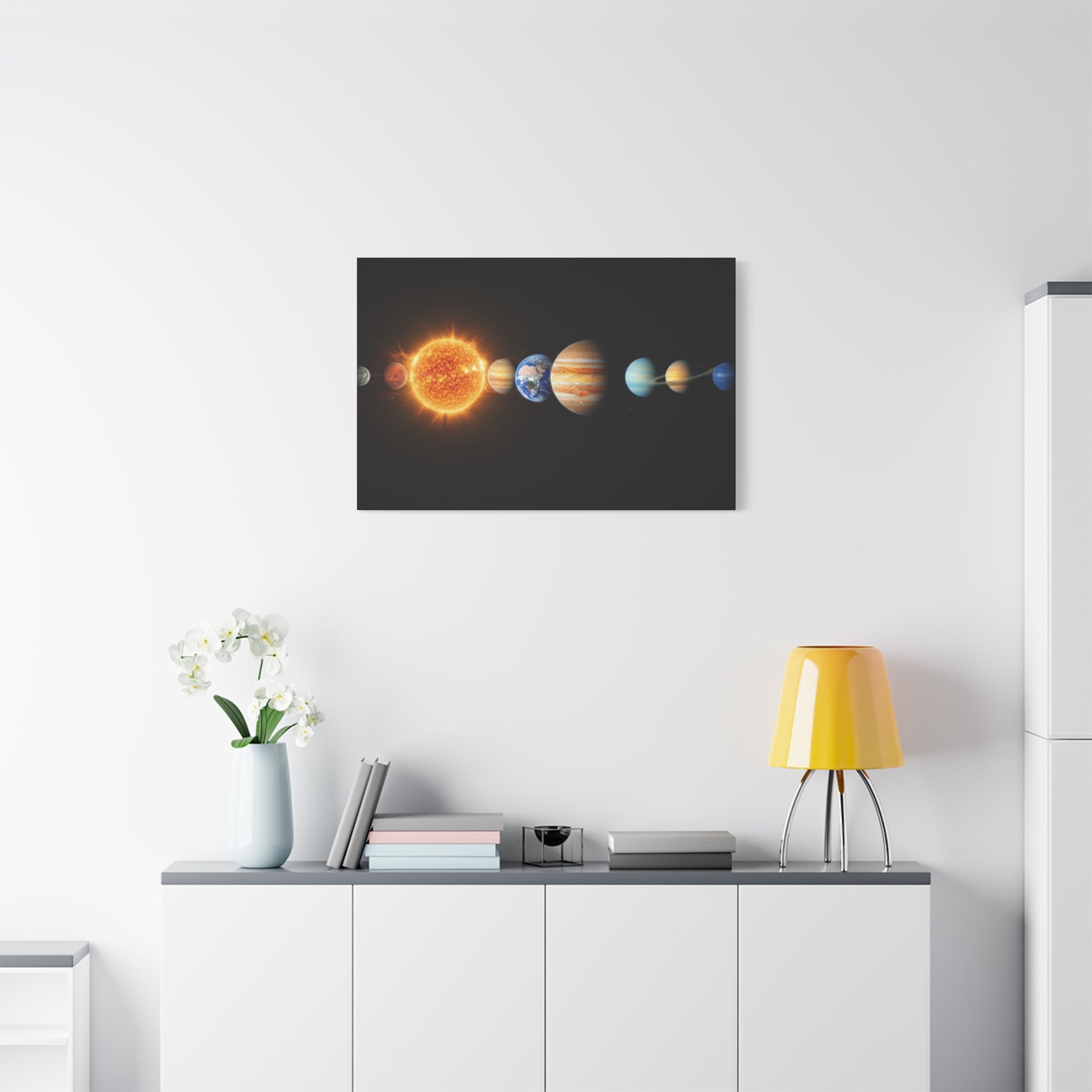 Solar System Stunning Canvas Print — Jaw-Dropping Space Wall Art