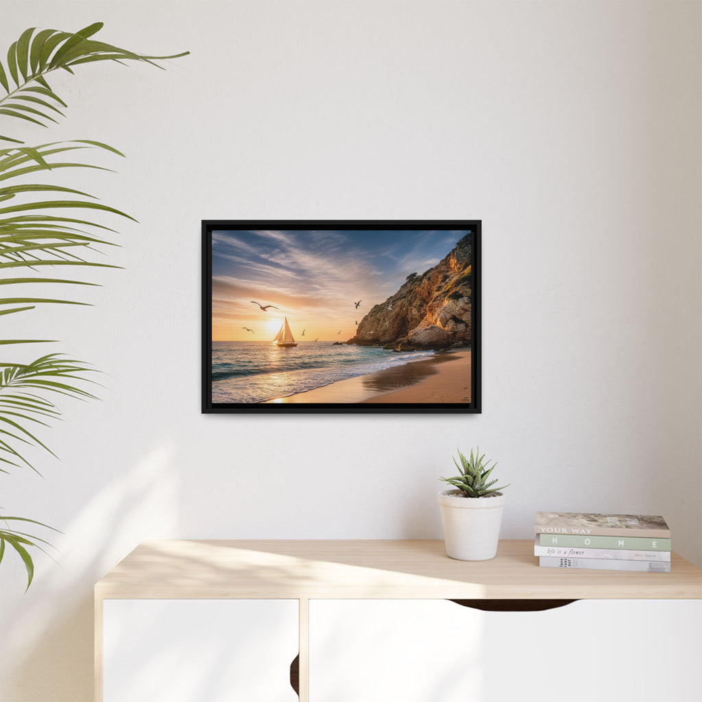 Sunset Sail Beach Landscape - Stunning Image!