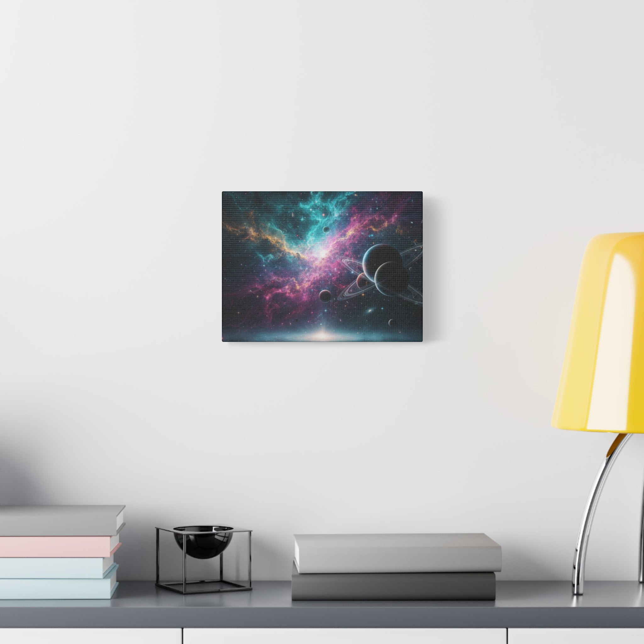 Cosmic Nebula "Stunning" Canvas Print — Galaxy Planets Wall Art