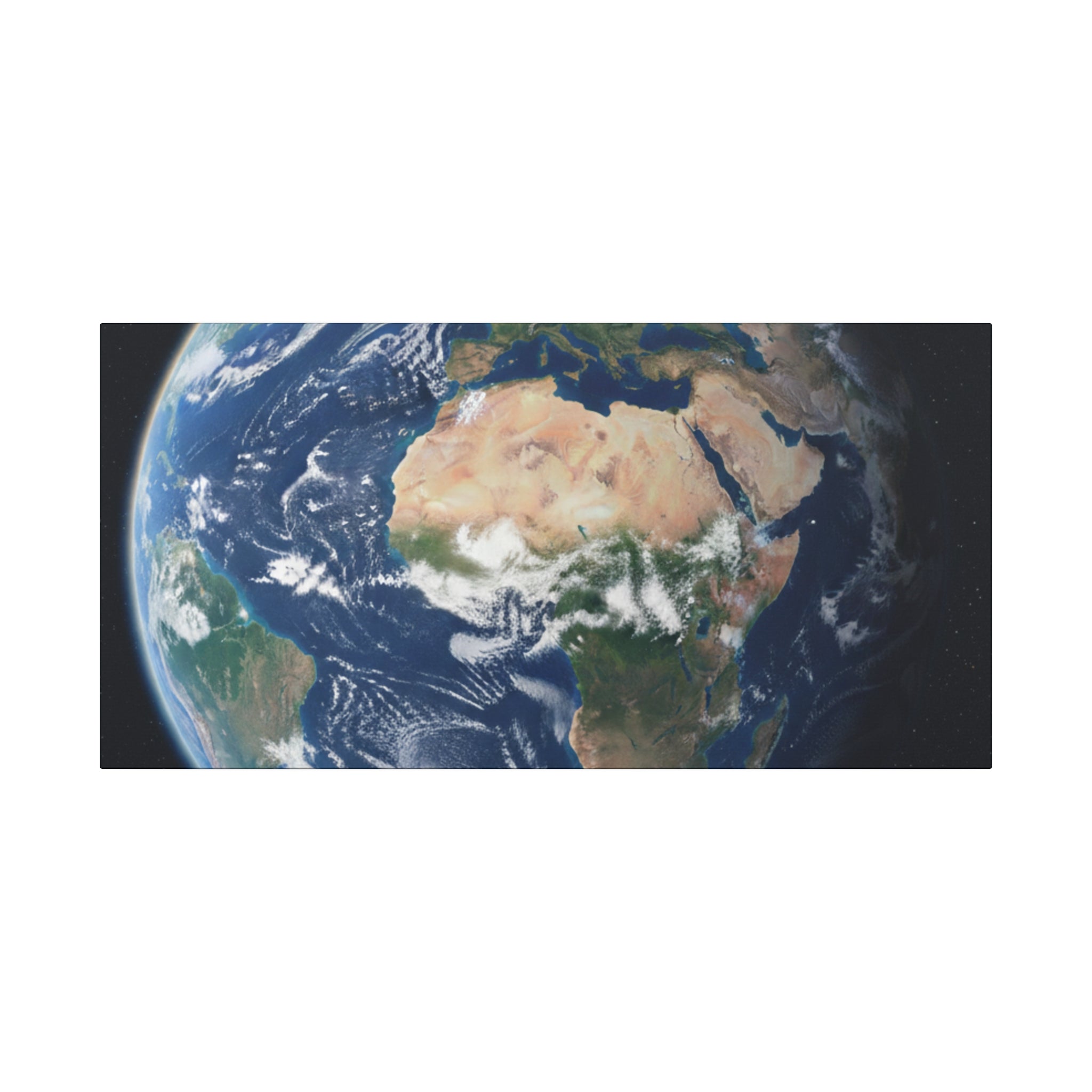 Earth from Space Stunning Image — Planet Globe Wall Art, Africa View