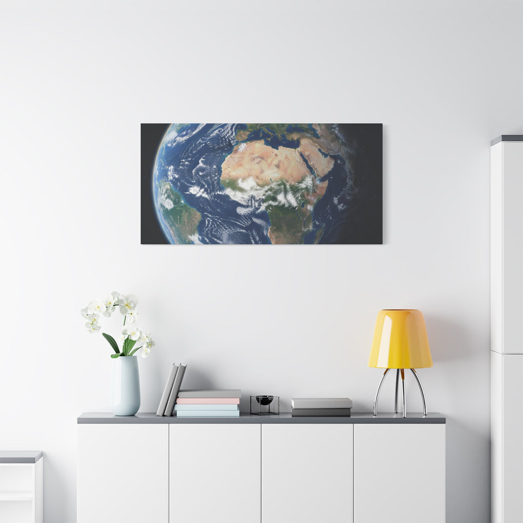 Earth from Space Stunning Image — Planet Globe Wall Art, Africa View