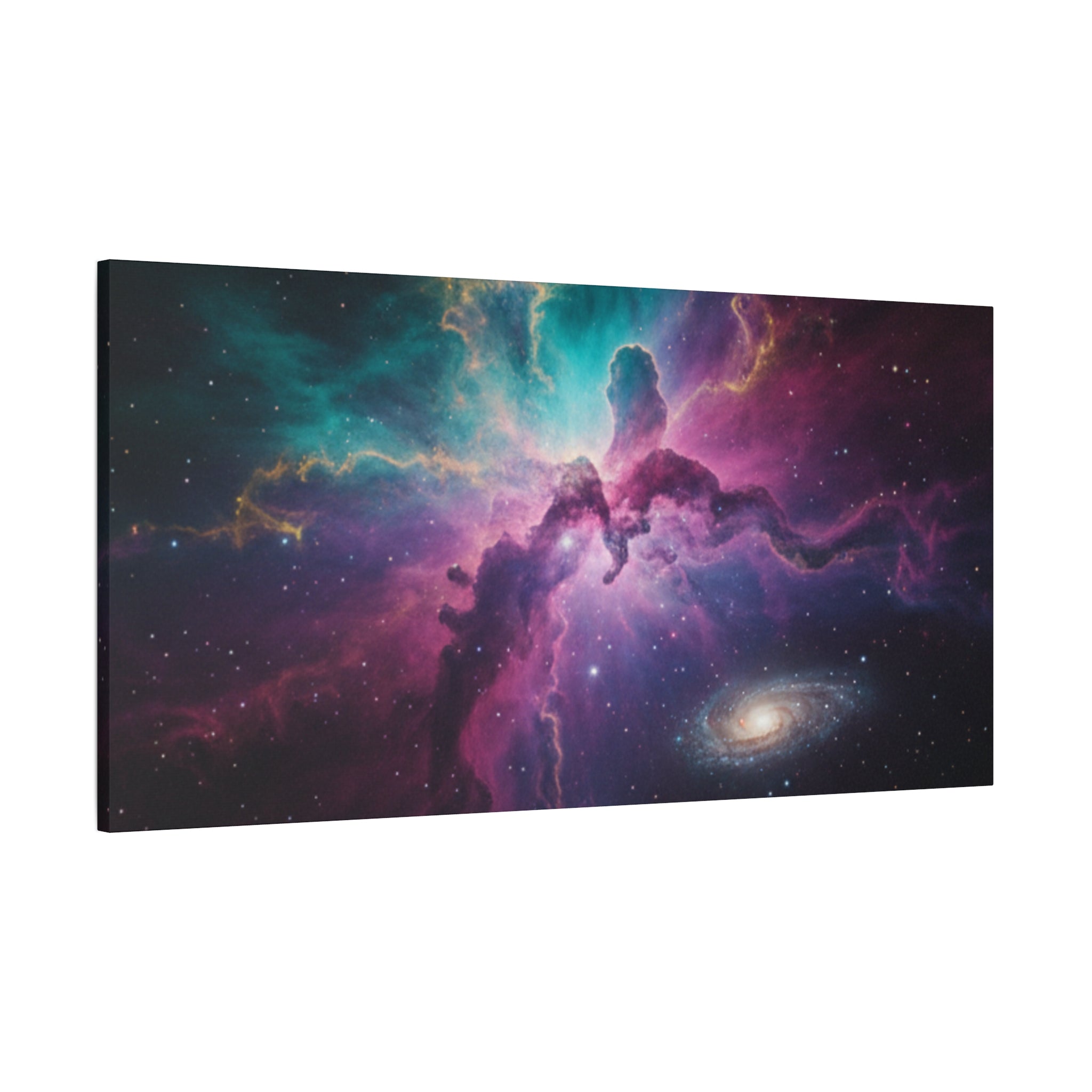Galaxy Nebula Universe Print — Stretched Space Wall Art (1.25" Depth)