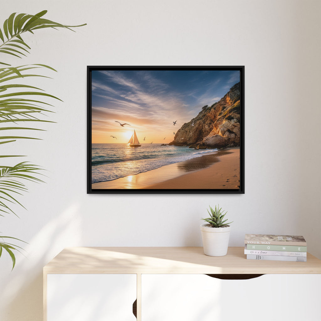 Sunset Sail Beach Landscape - Stunning Image!