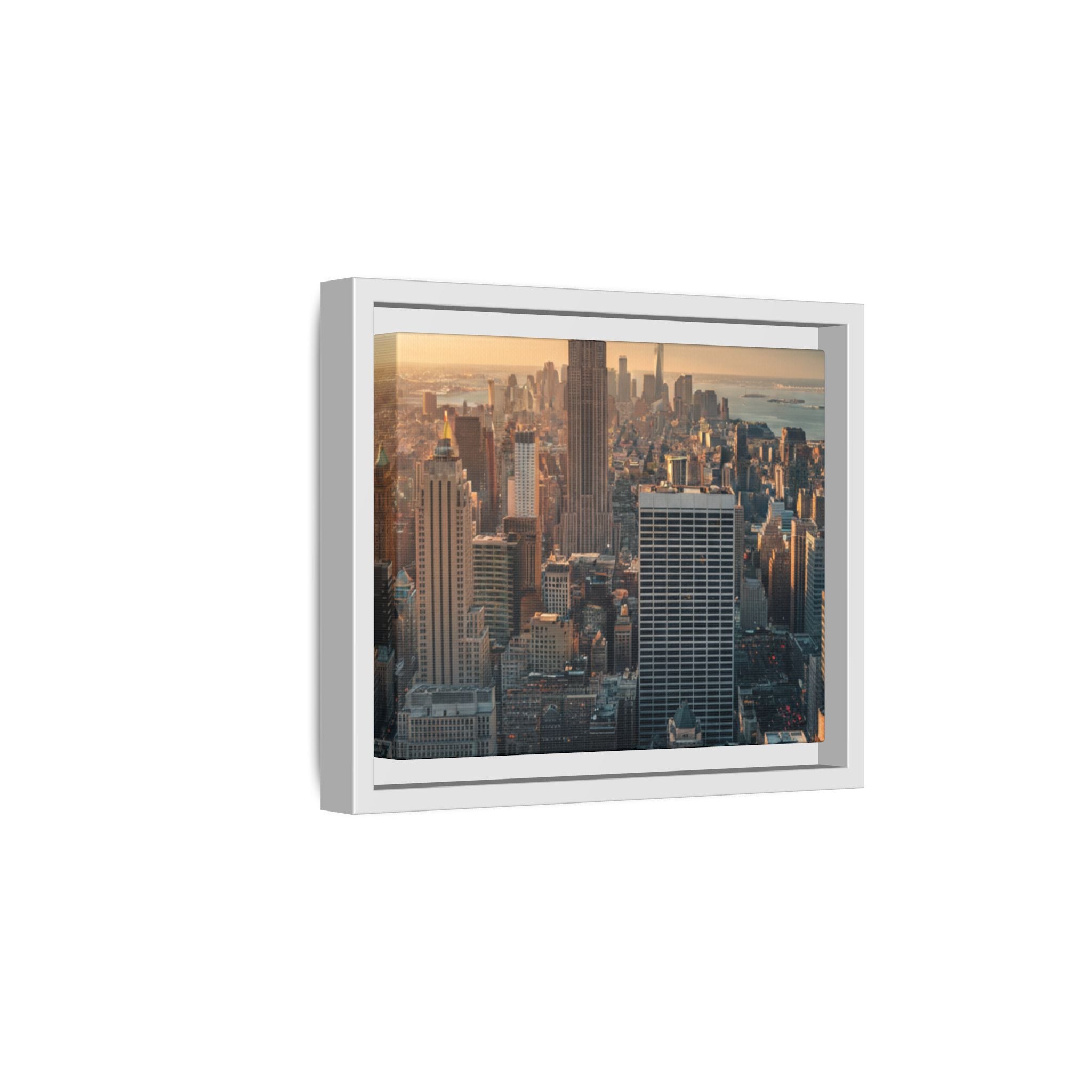 New York City Skyline at Sunset - Framed Art