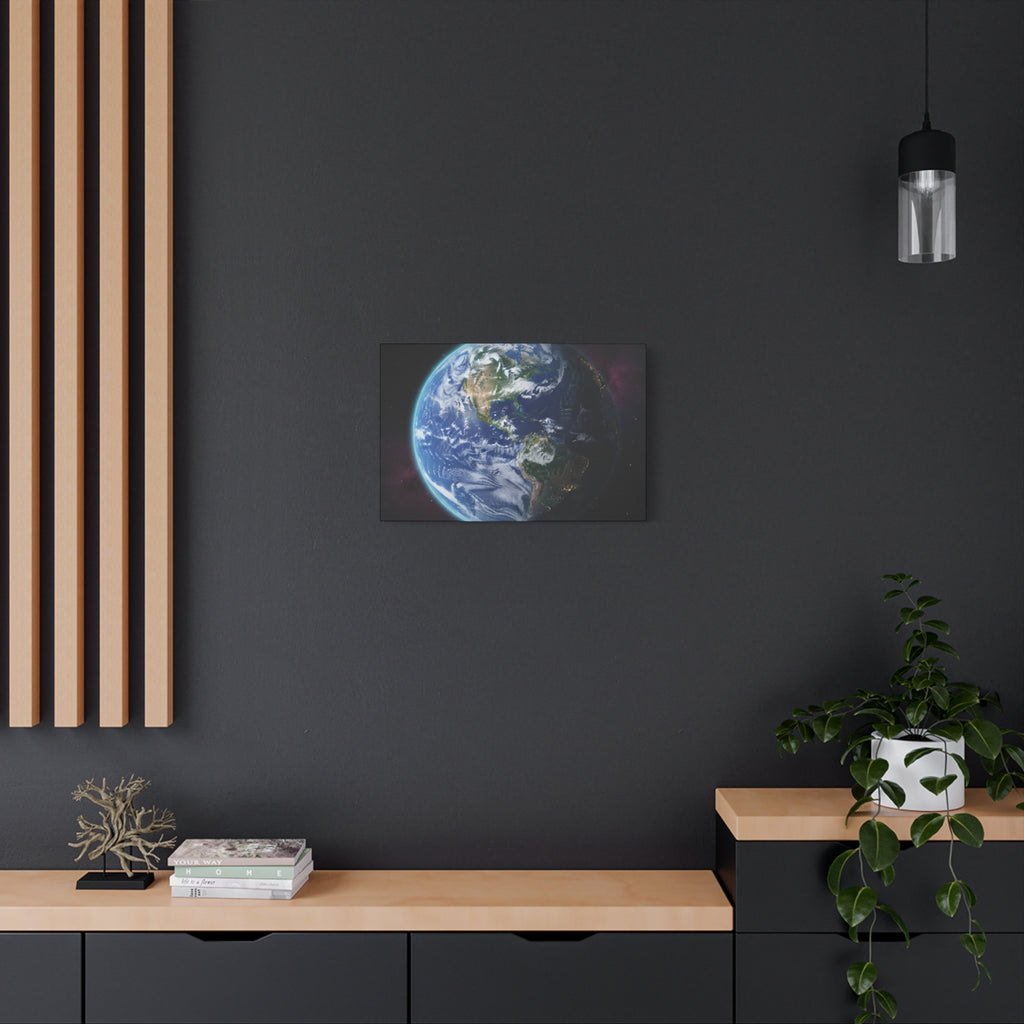 Stunning Earth From Space Wall Art