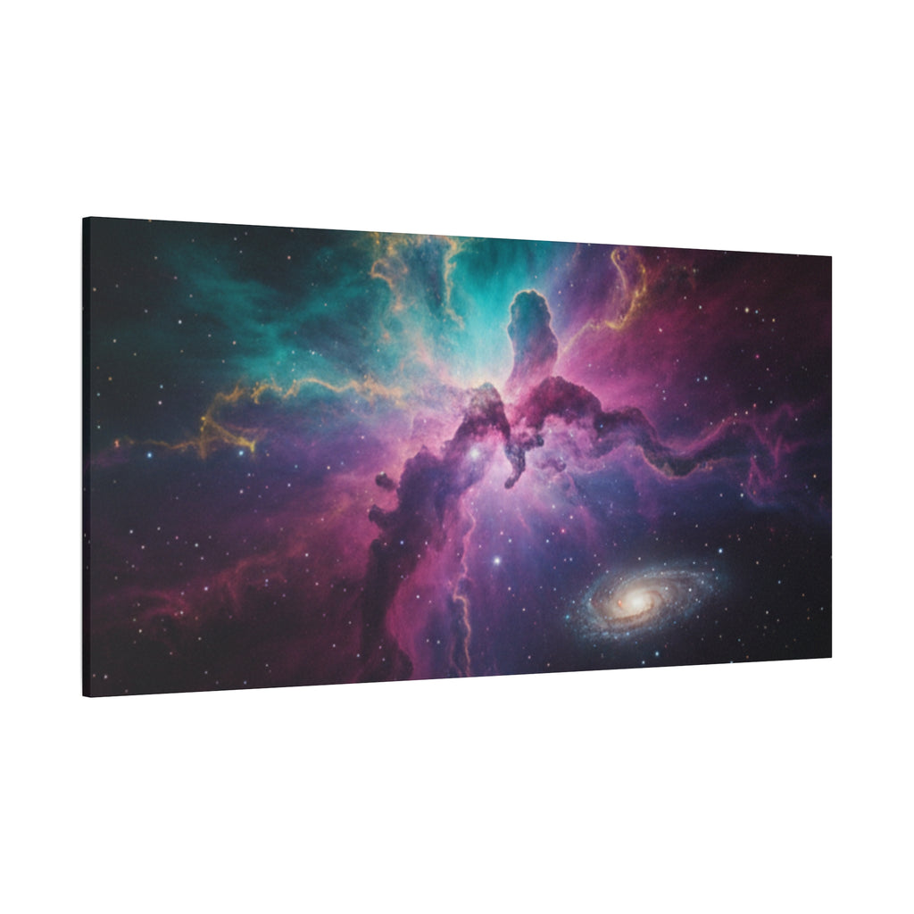 Galaxy Nebula Universe Print — Stretched Space Wall Art (1.25" Depth)