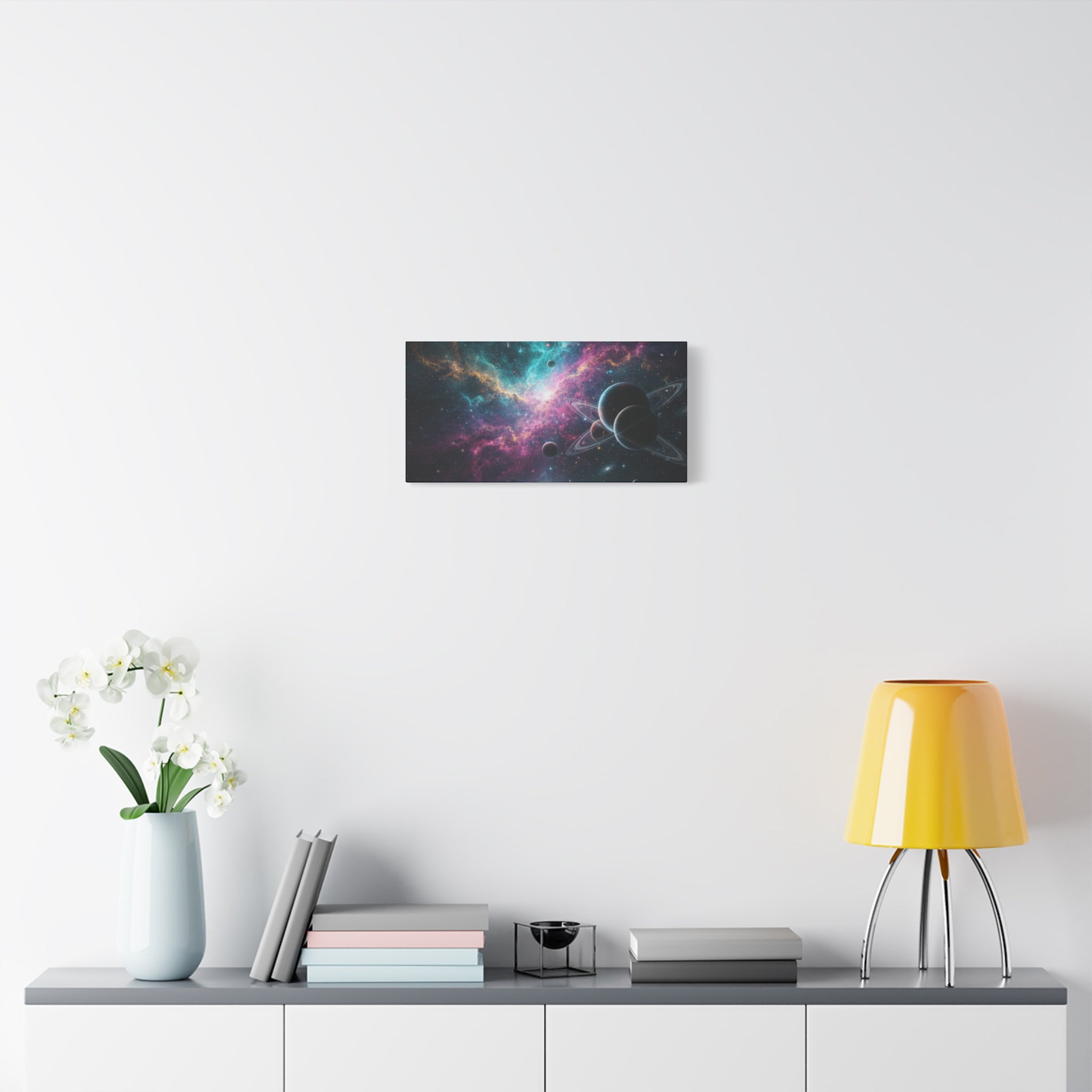 Cosmic Nebula "Stunning" Canvas Print — Galaxy Planets Wall Art