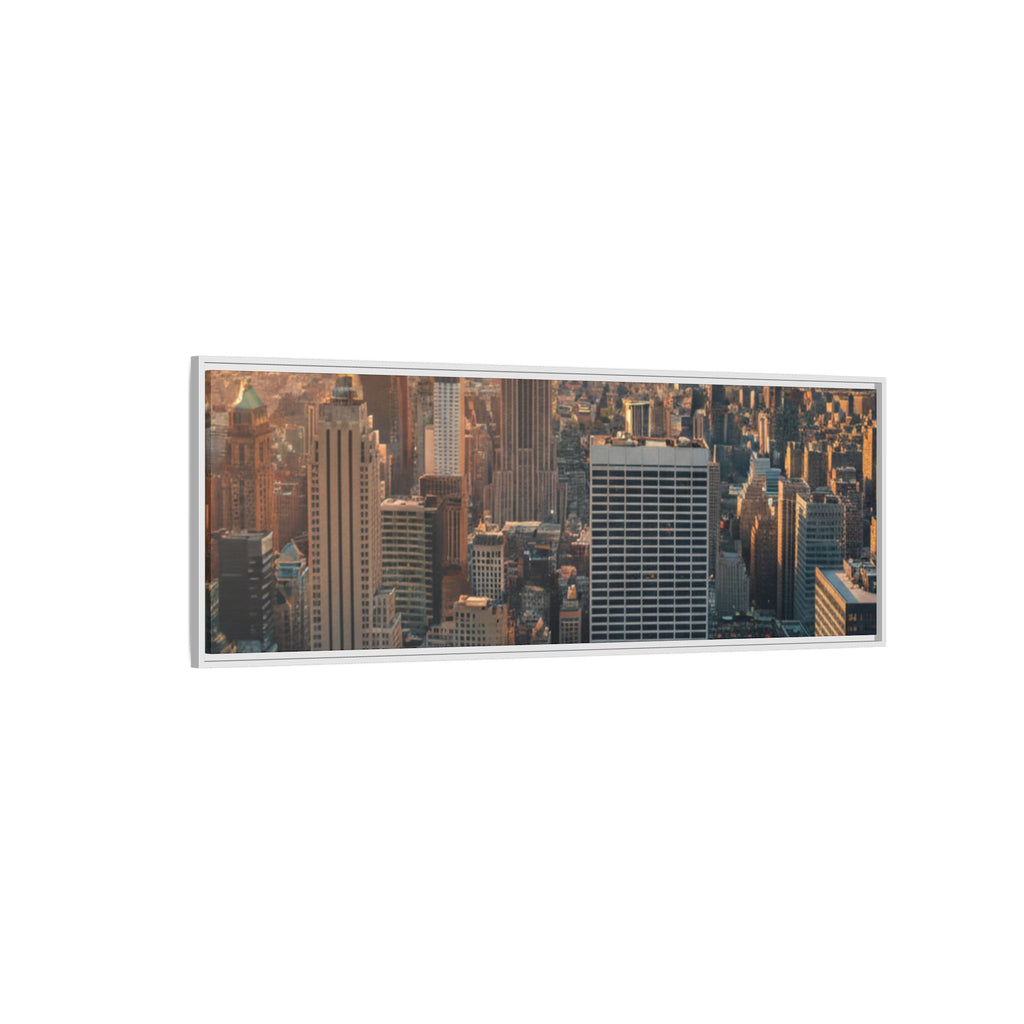 New York City Skyline at Sunset - Framed Art
