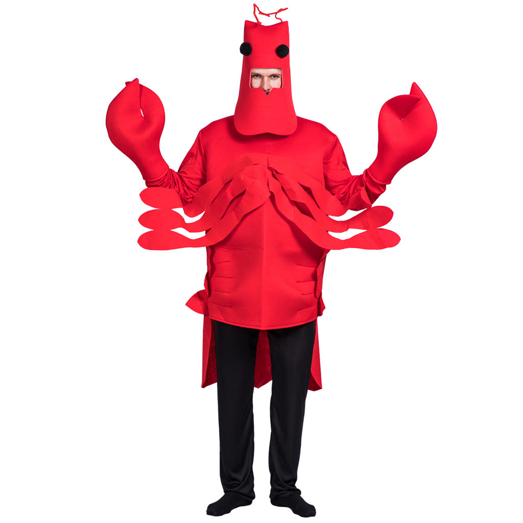 Stage props performance costume red lobster cosplay Halloween party