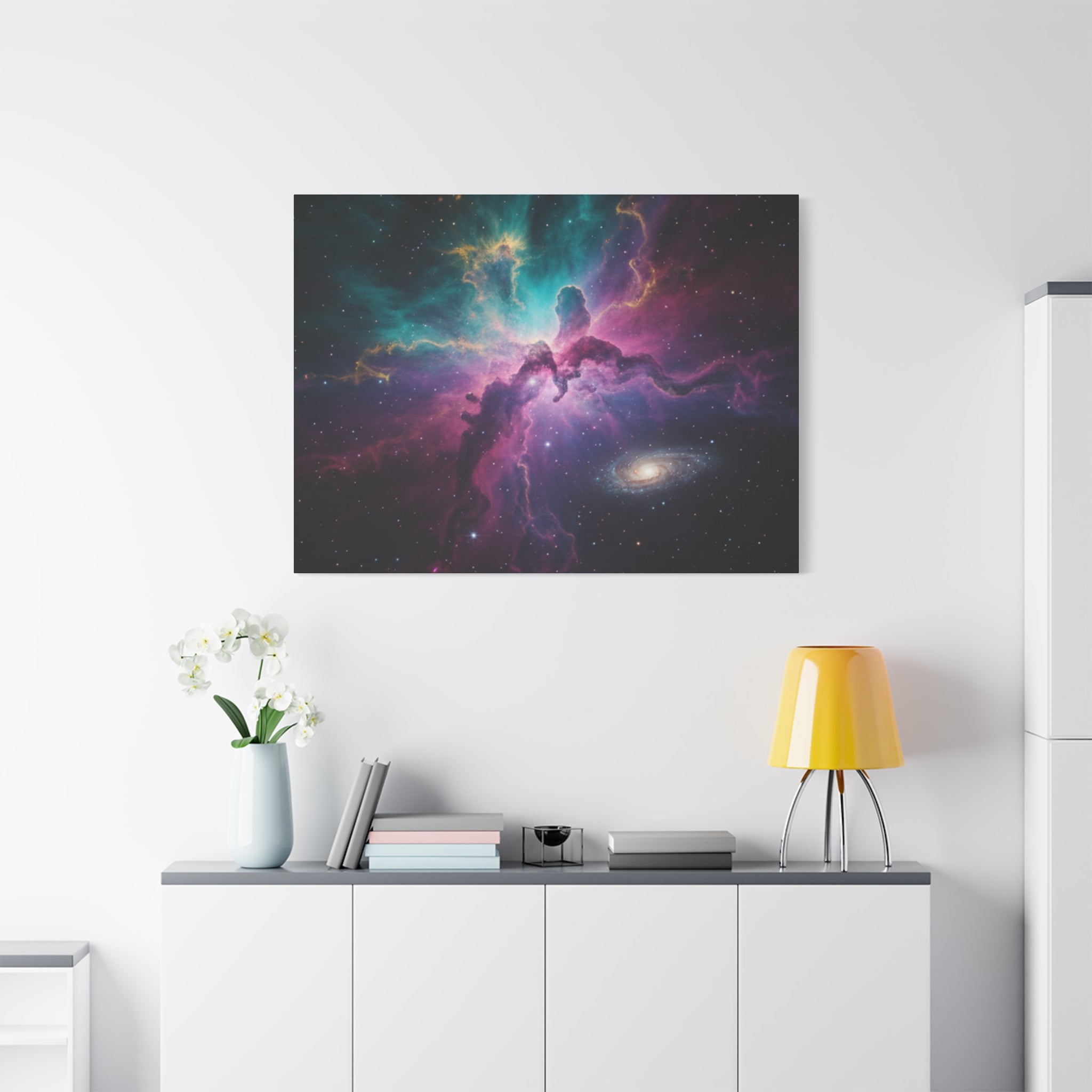 Galaxy Nebula Universe Print — Stretched Space Wall Art (1.25" Depth)