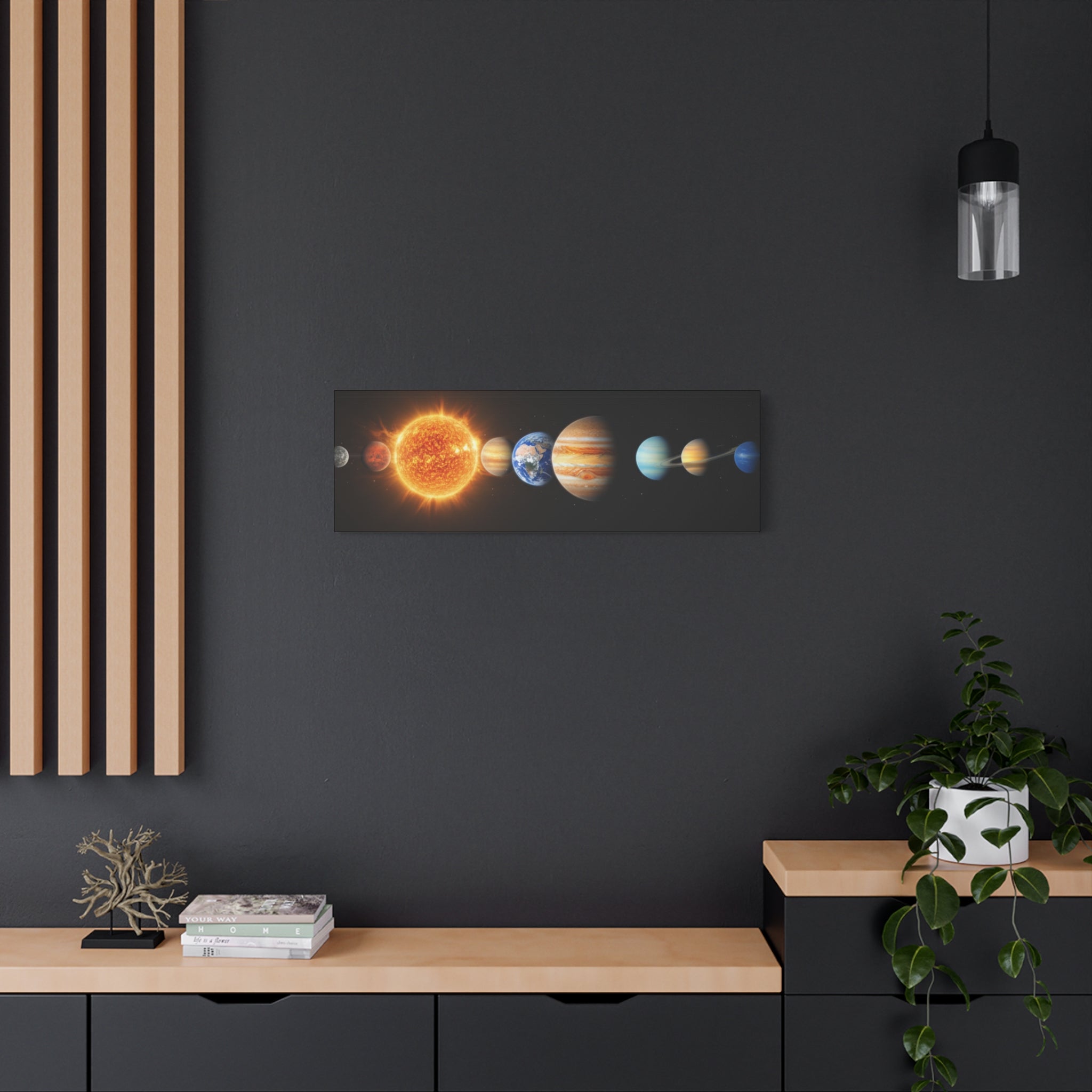 Solar System Stunning Canvas Print — Jaw-Dropping Space Wall Art