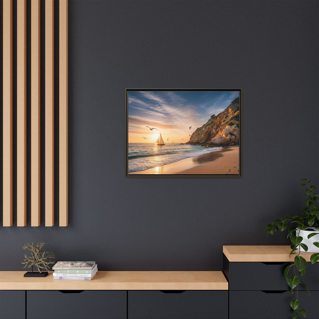 Sunset Sail Beach Landscape - Stunning Image!