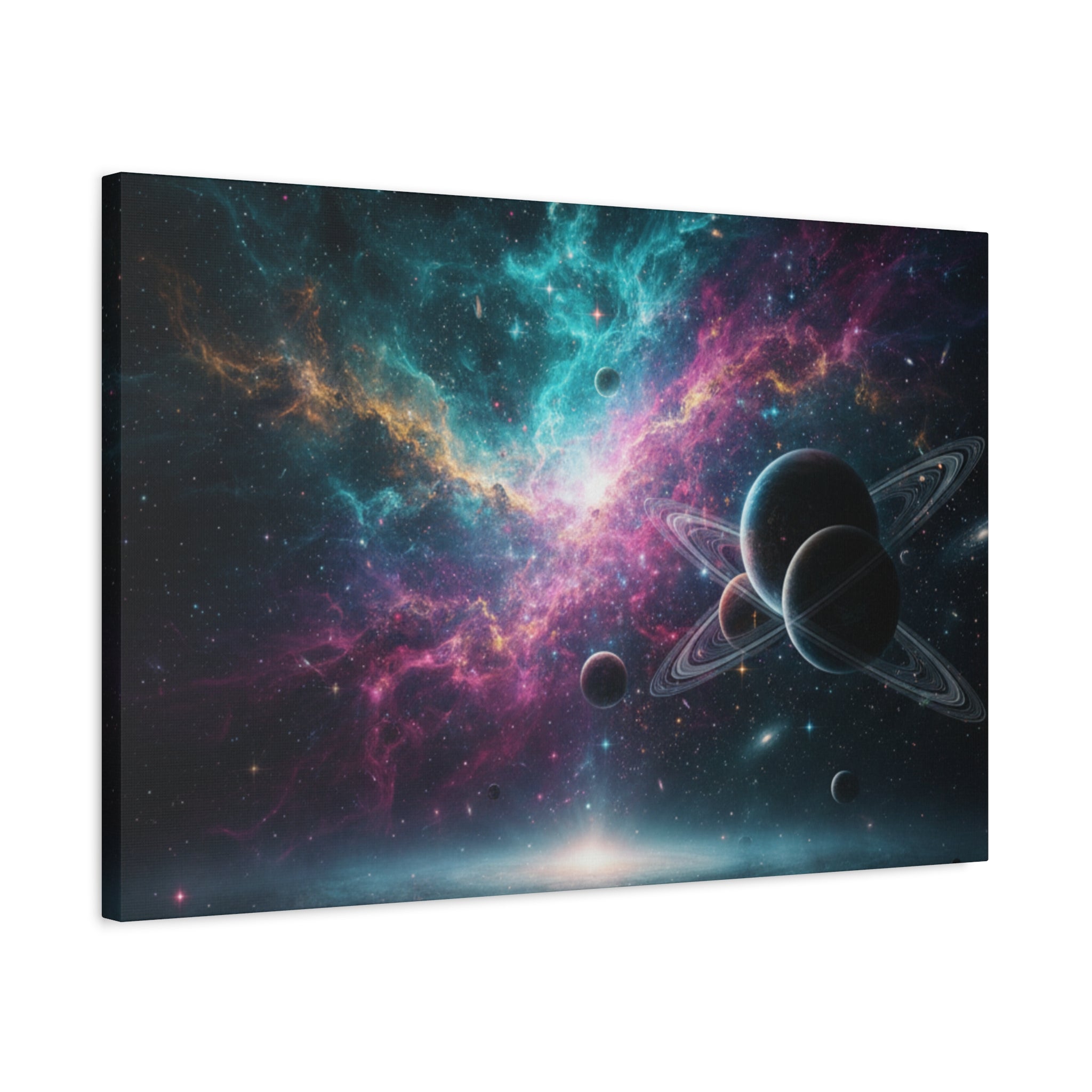 Cosmic Nebula "Stunning" Canvas Print — Galaxy Planets Wall Art