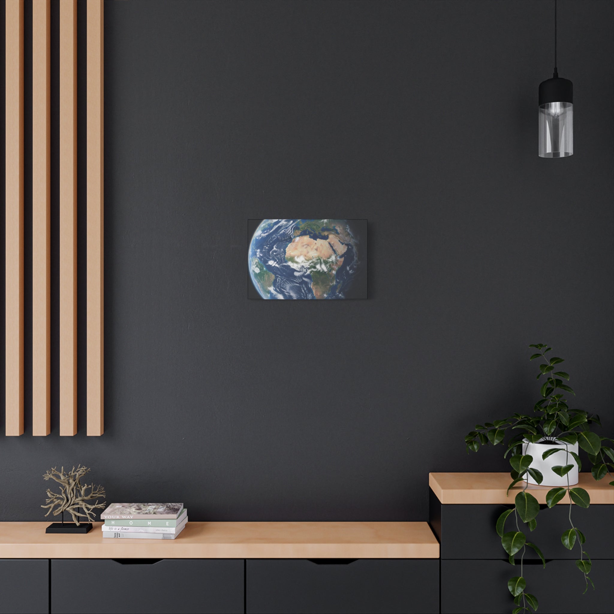 Earth from Space Stunning Image — Planet Globe Wall Art, Africa View