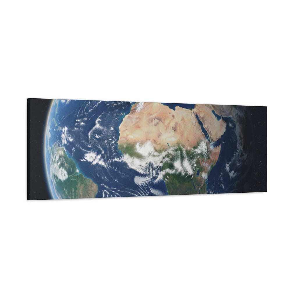 Earth from Space Stunning Image — Planet Globe Wall Art, Africa View